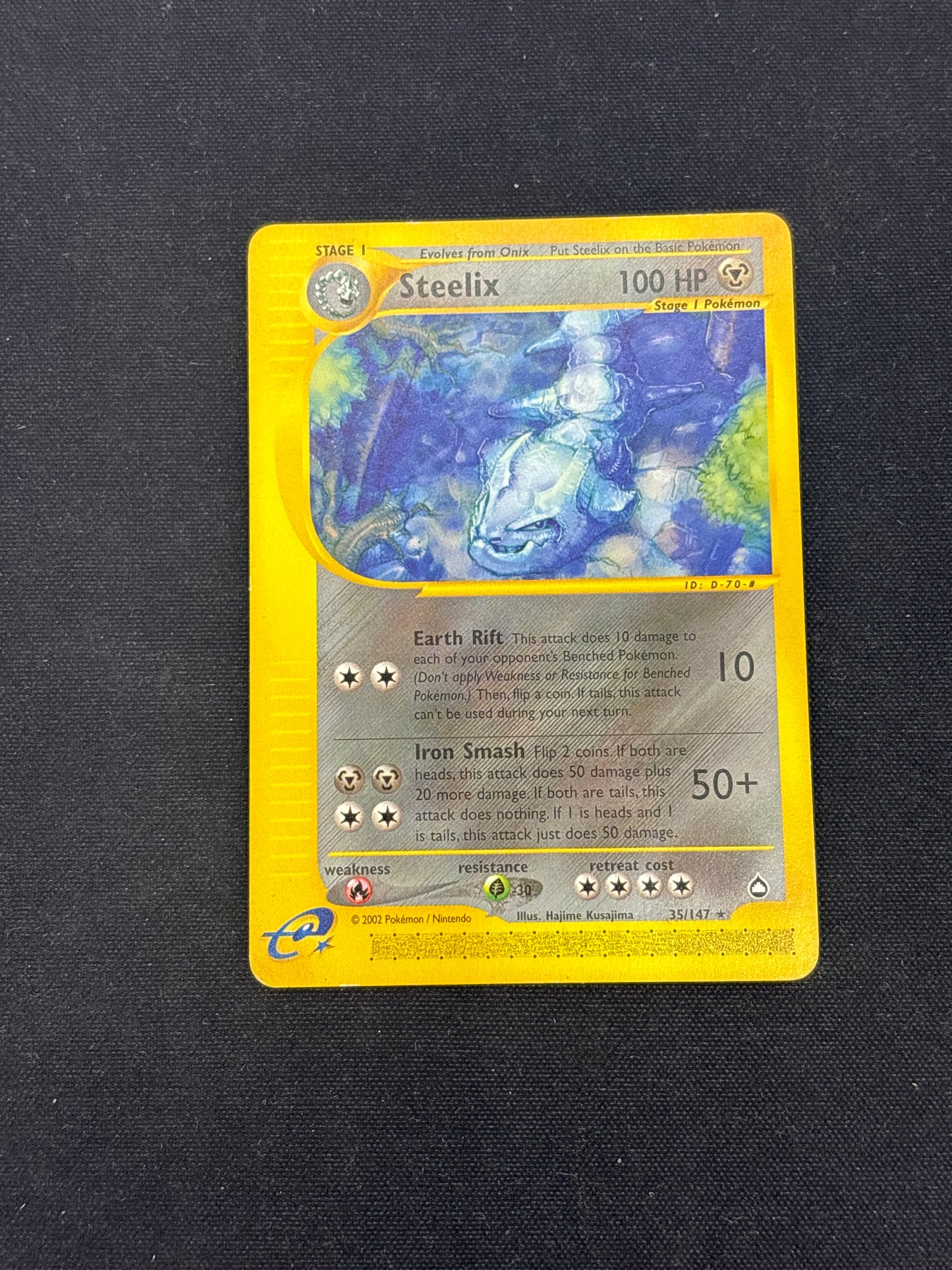 Auction Lot 286: Pokemon Cards Aquapolis Steelix Non Holo Rare Condition Vary