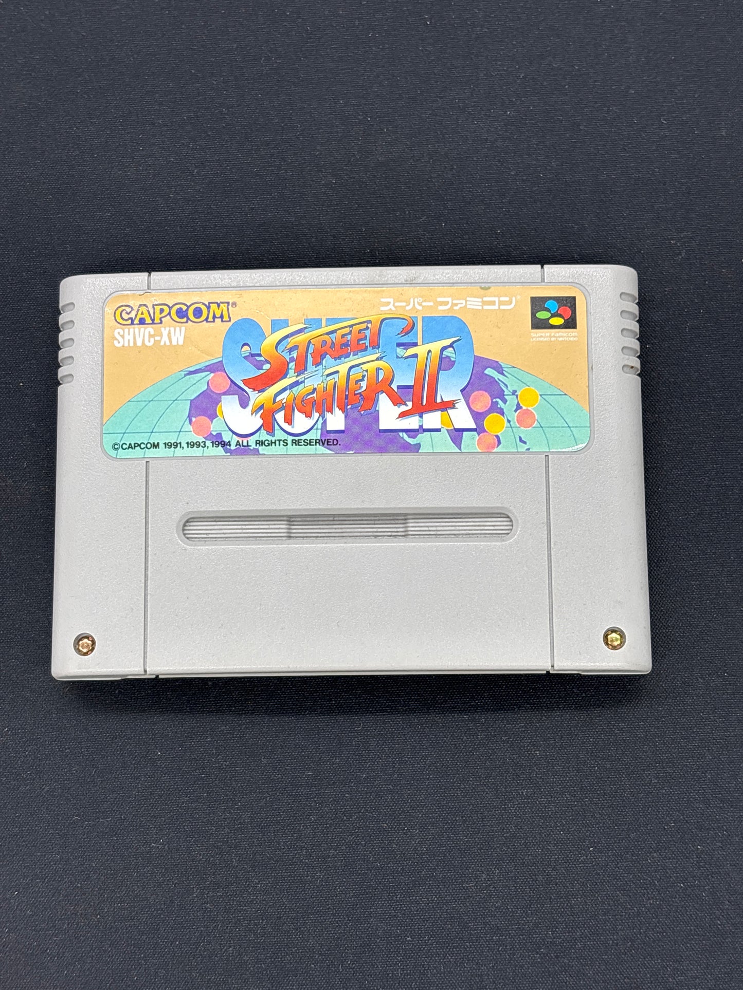 Auction Lot 116: Street Fighter 2 Japanese Video Game Nintendo Super Famicom Loose