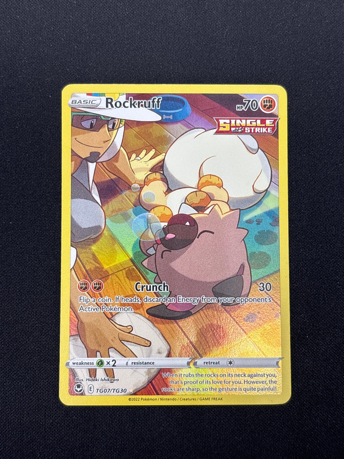 Auction Lot 176: Rockruff Trainer Gallery Card Conditions Vary