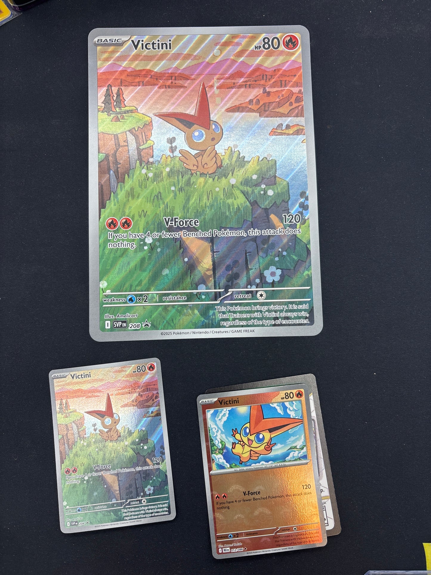Auction Lot 254: Pokemon Black Bolt White Flare Victini Collection Box Card Lot Conditions Vary
