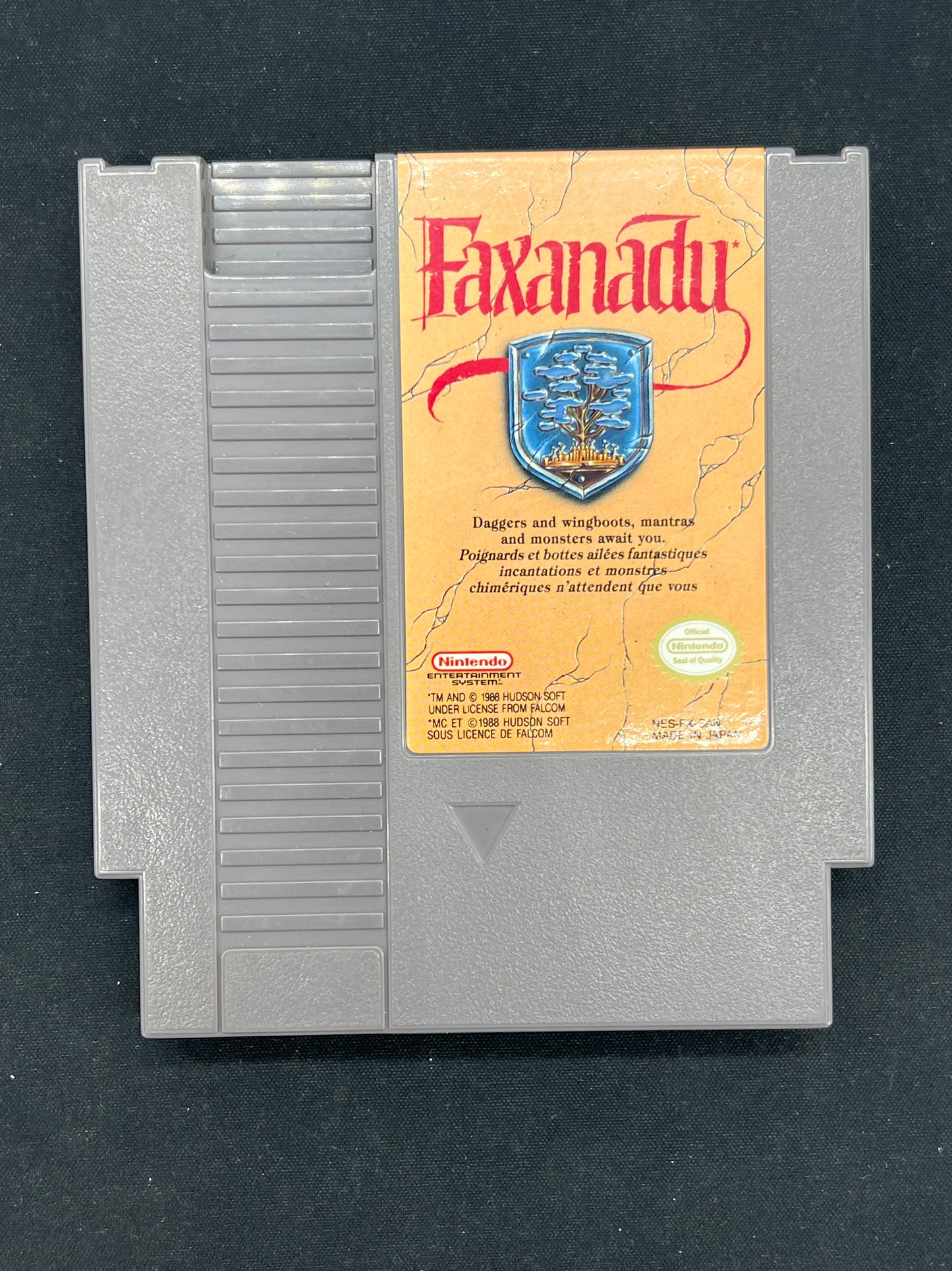 Auction Lot 172: NES Faxanadu LOOSE