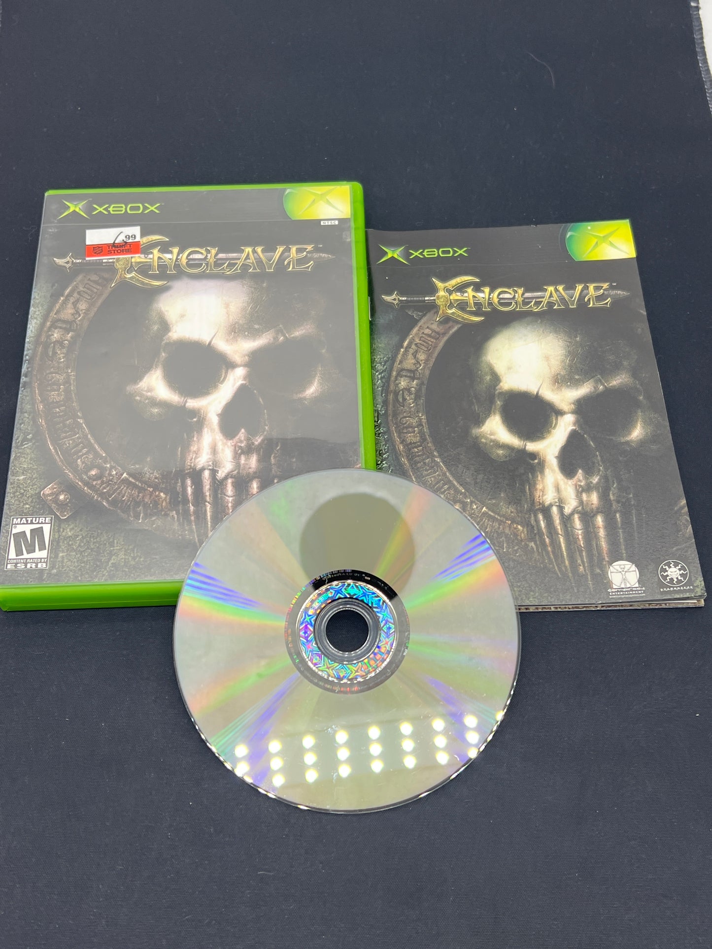 Auction Lot 121: XBox Video Game Enclave CIB