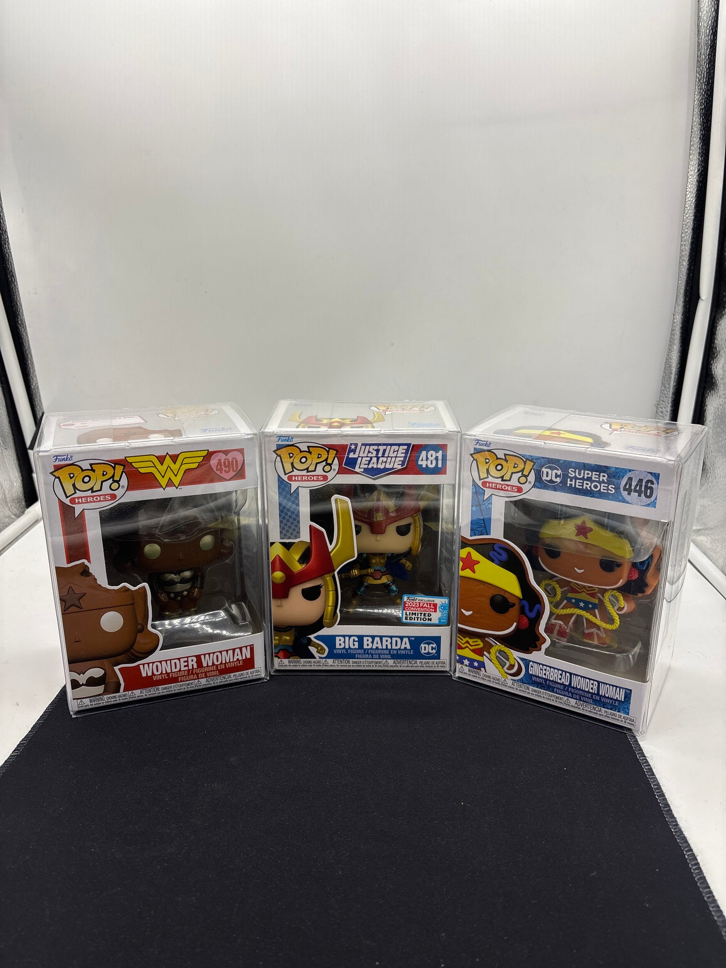 Auction Lot 14: POP Funko Wonder Women Big Barda Figures 481 490 446