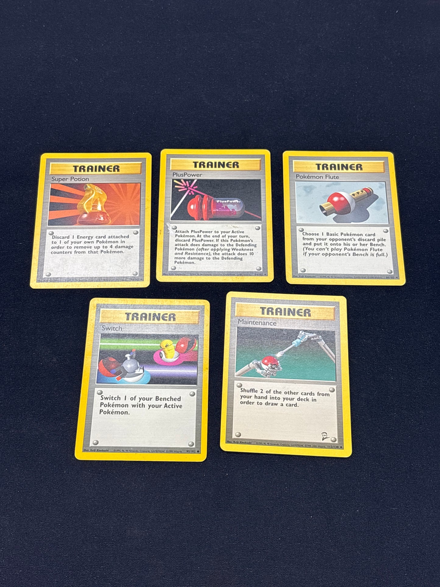 Auction Lot 40: Pokemon WOTC Trainer Card Lot Conditions Vary