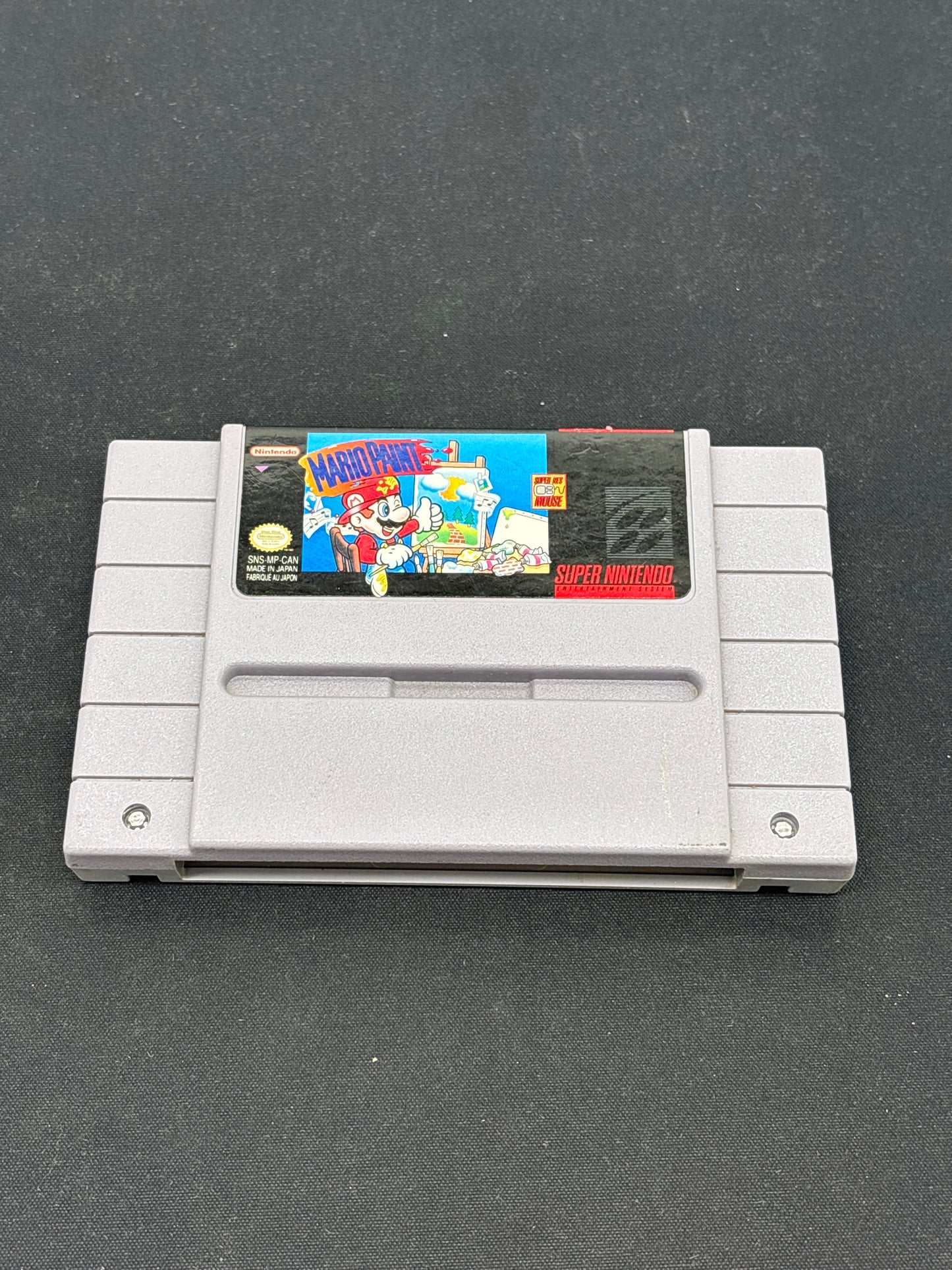 Auction Lot 43: Nintendo SNES Video Game Mario Paint Loose
