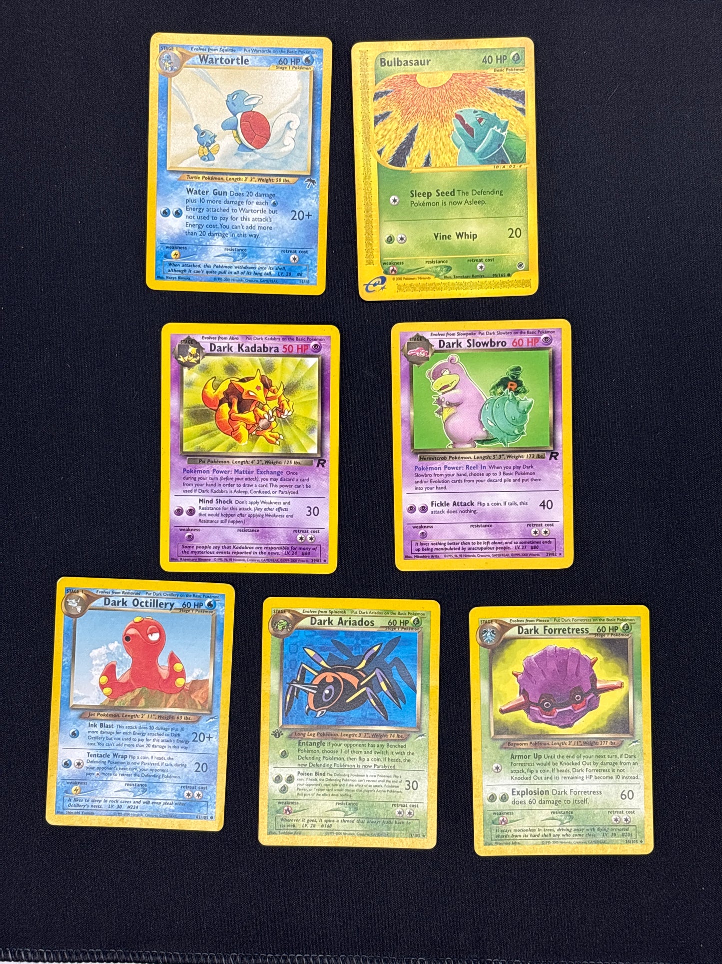 Auction Lot 51: Pokemon WOTC Non Holo Rares Lot 1 Conditions Vary