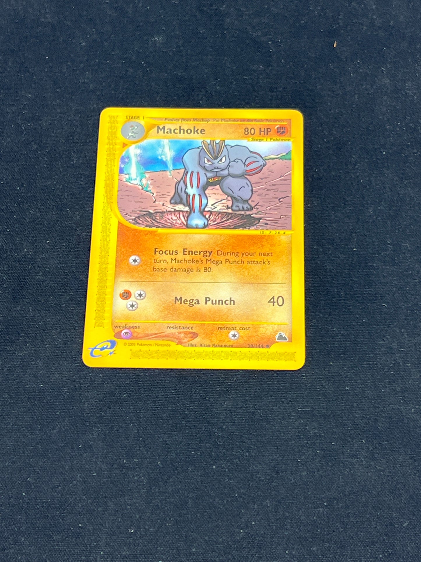 Auction Lot 86: Pokemon Cards Machoke Skyridge Uncommon Condition Vary
