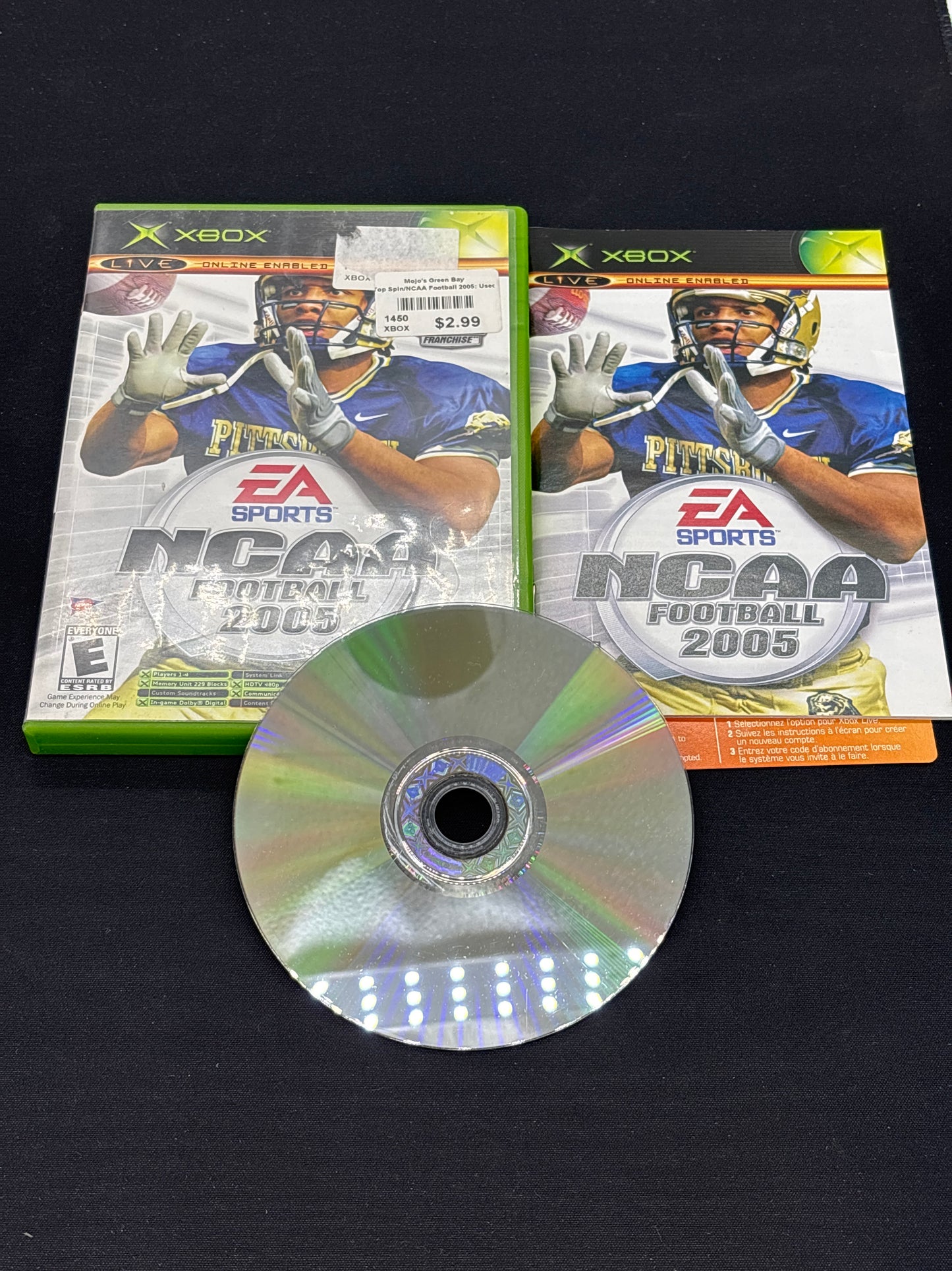 Auction Lot 62: NCAA Football 2005 Video Game XBOX CIB