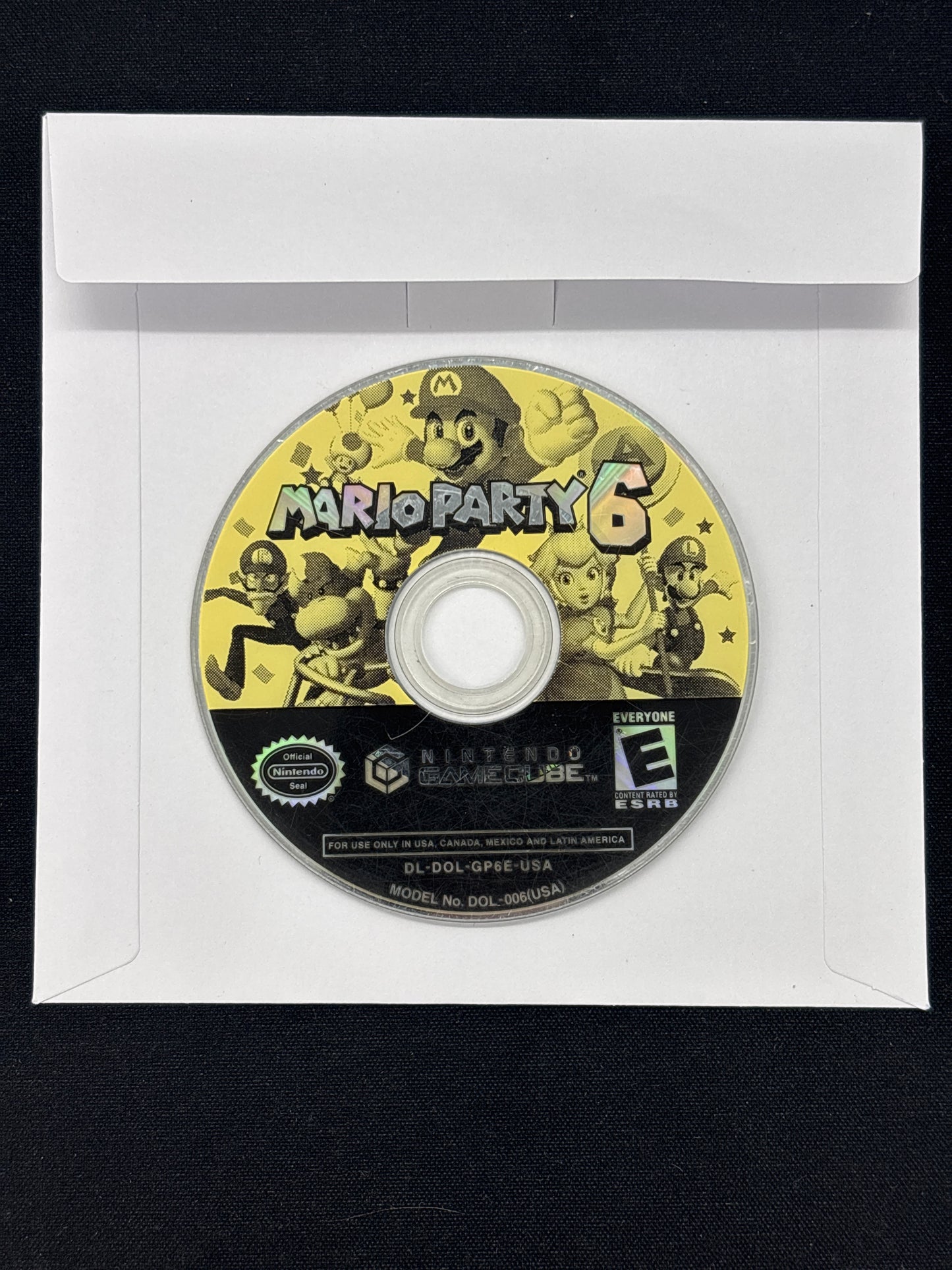 Auction Lot 134: Nintendo Gamecube Mario Party 6 Video Game Loose