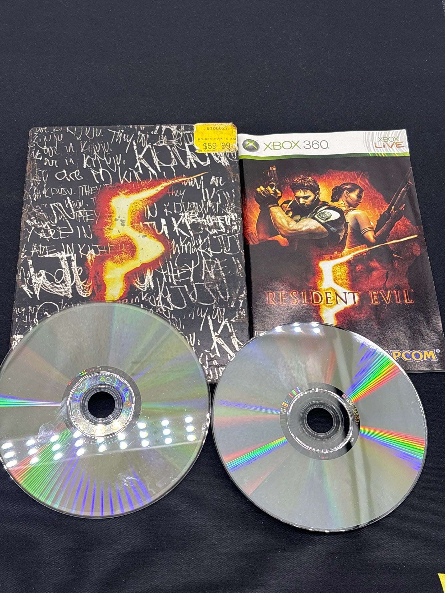 Auction Lot 107: XBOX 360 Resident Evil 5 CIB