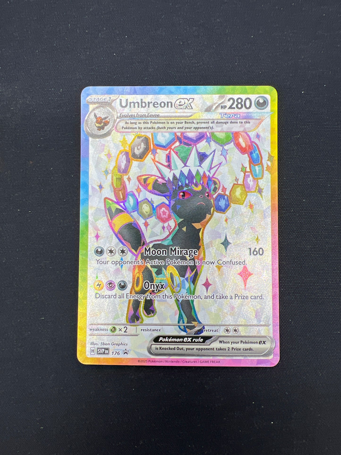 Auction Lot 299: Pokemon Cards Umbreon EX Full Art Promo Conditions Vary