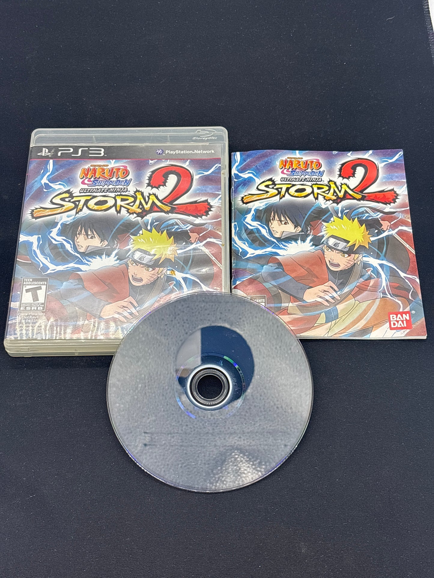 Auction Lot 206: Naruto Shippuden Ultimate Ninja Storm 2 Video Game PlayStation 3 CIB