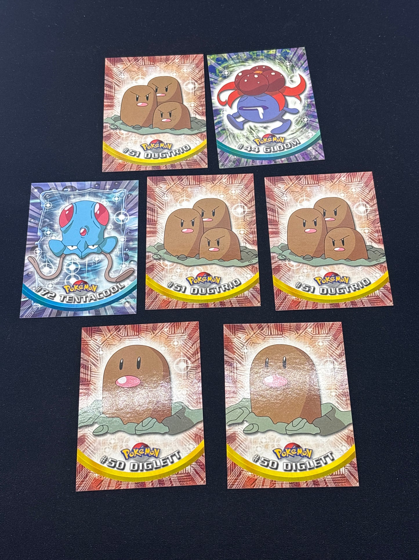 Auction Lot 95: Pokemon Topps Non Foil Card Lot of 7 Conditions Vary