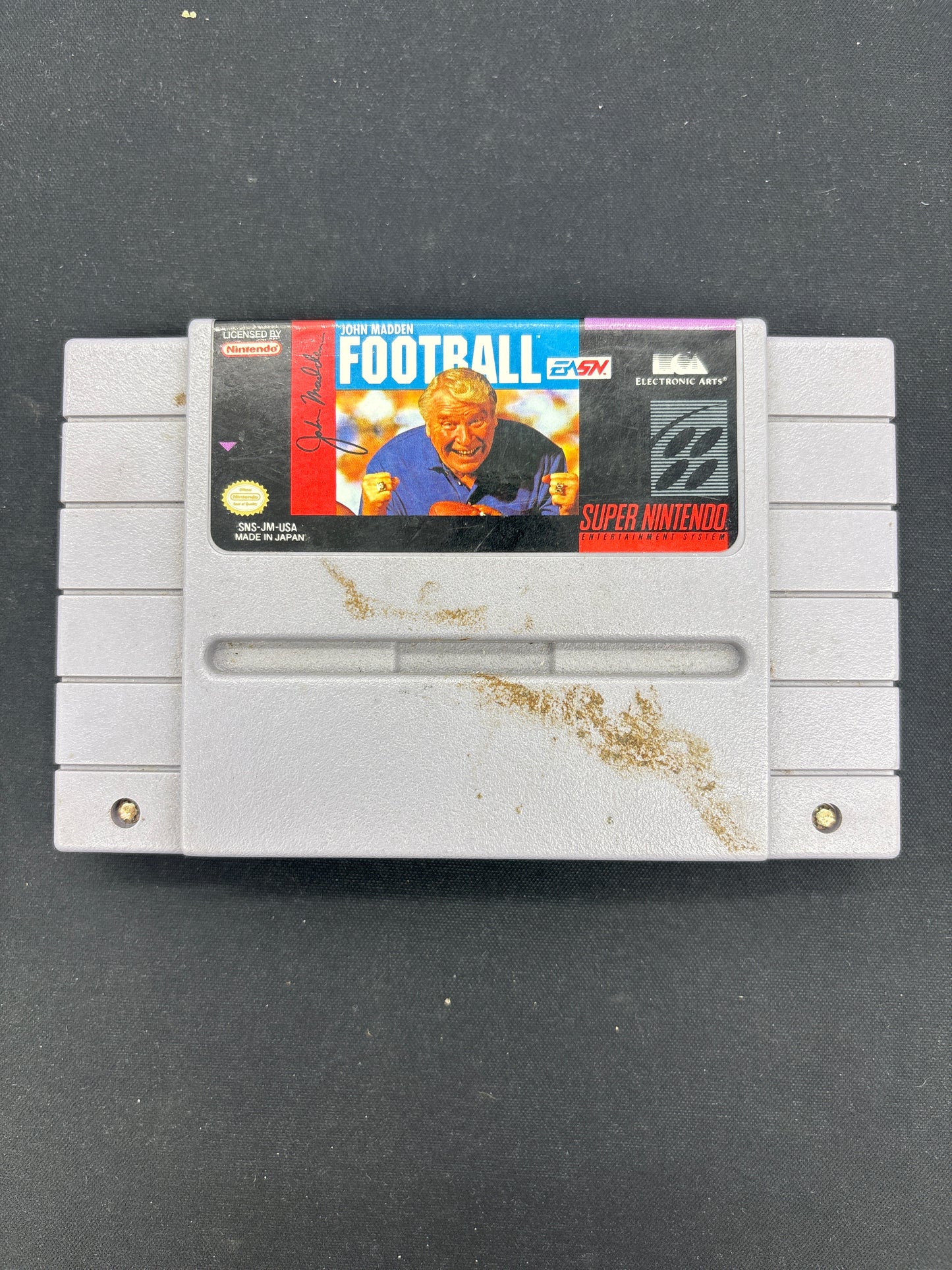 Auction Lot 90: SNES Video Game John Madden Football Loose