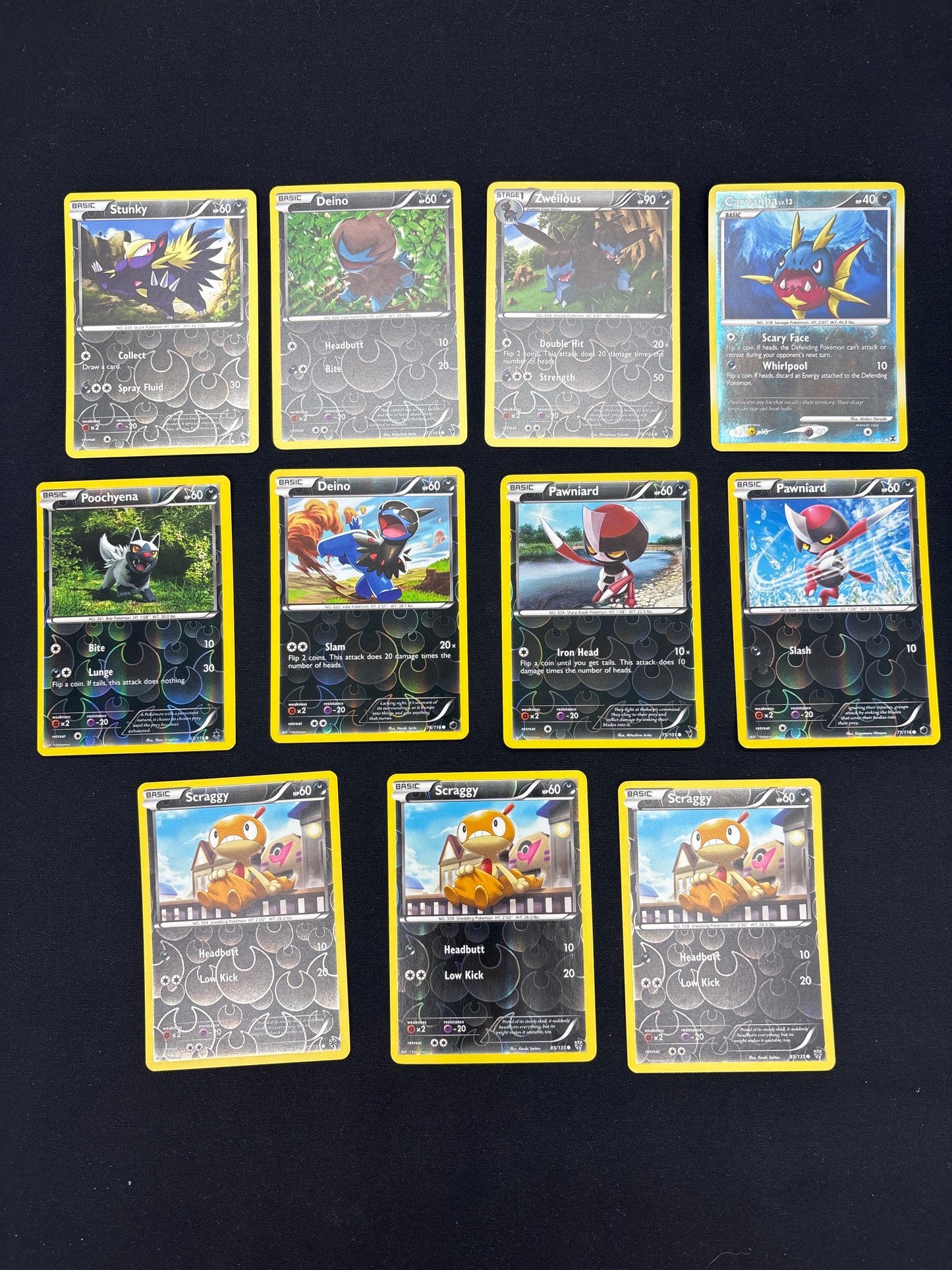 Auction Lot 57: Pokemon Mid Era Holo Card Lot 9 Conditions Vary