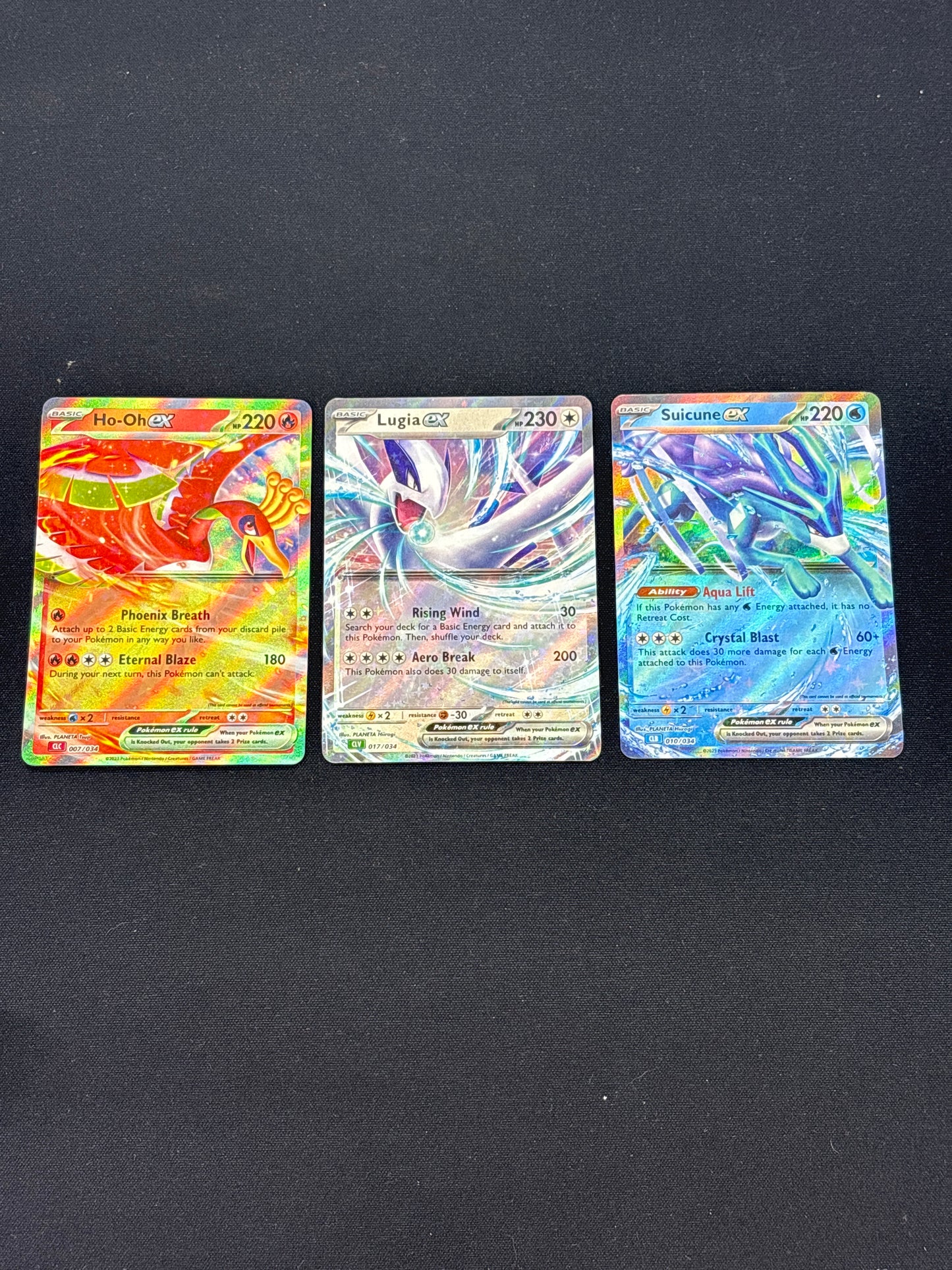 Auction Lot 301: Pokemon EX Card Lot Conditions Vary