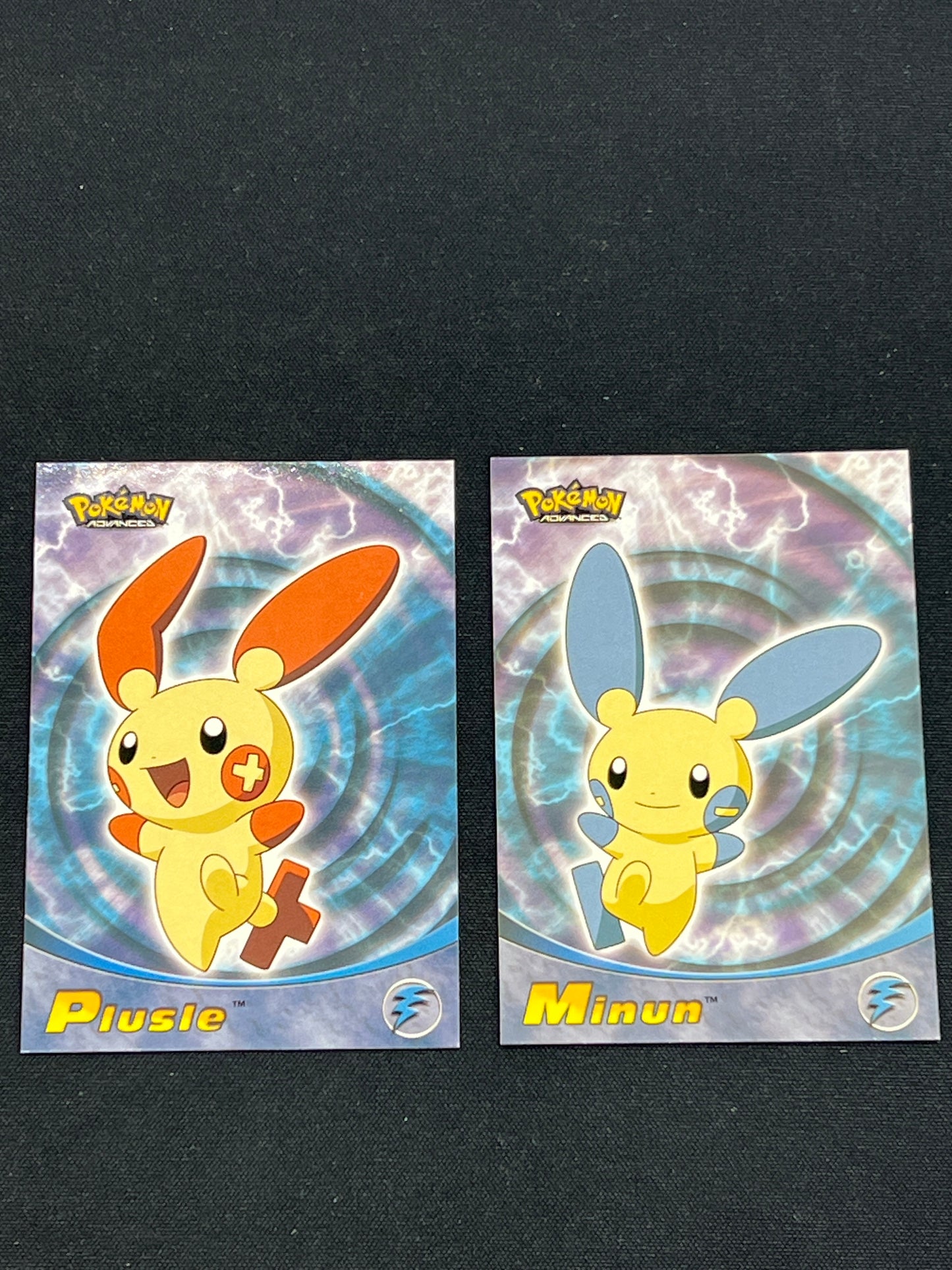 Auction Lot 45: Pokemon Cards Lot of 2 Plusle & Minun Topps Conditions Vary