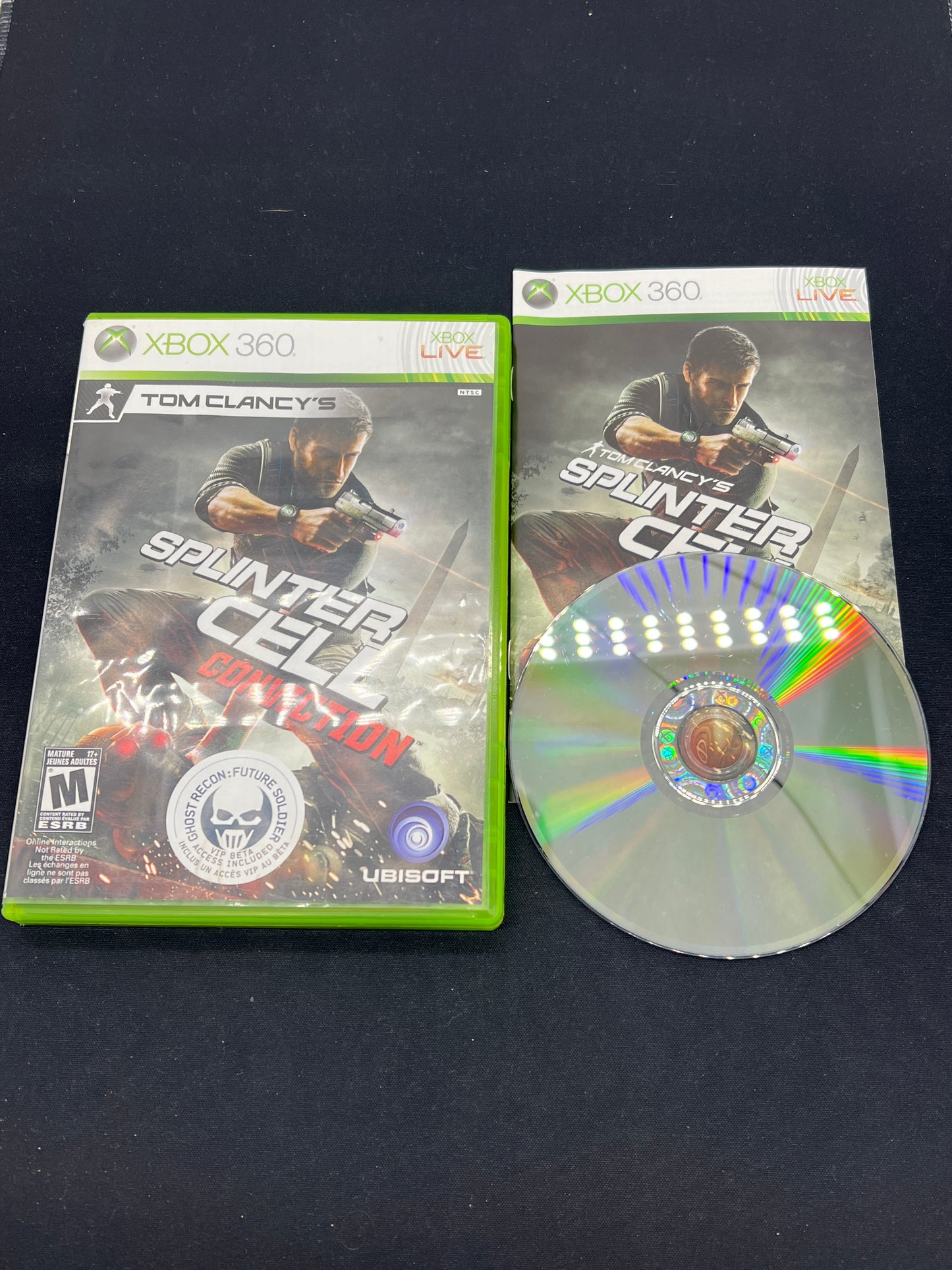 Auction Lot 200: XBOX 360 Game Lot of 2 Splinter Cell Conviction Double Agent