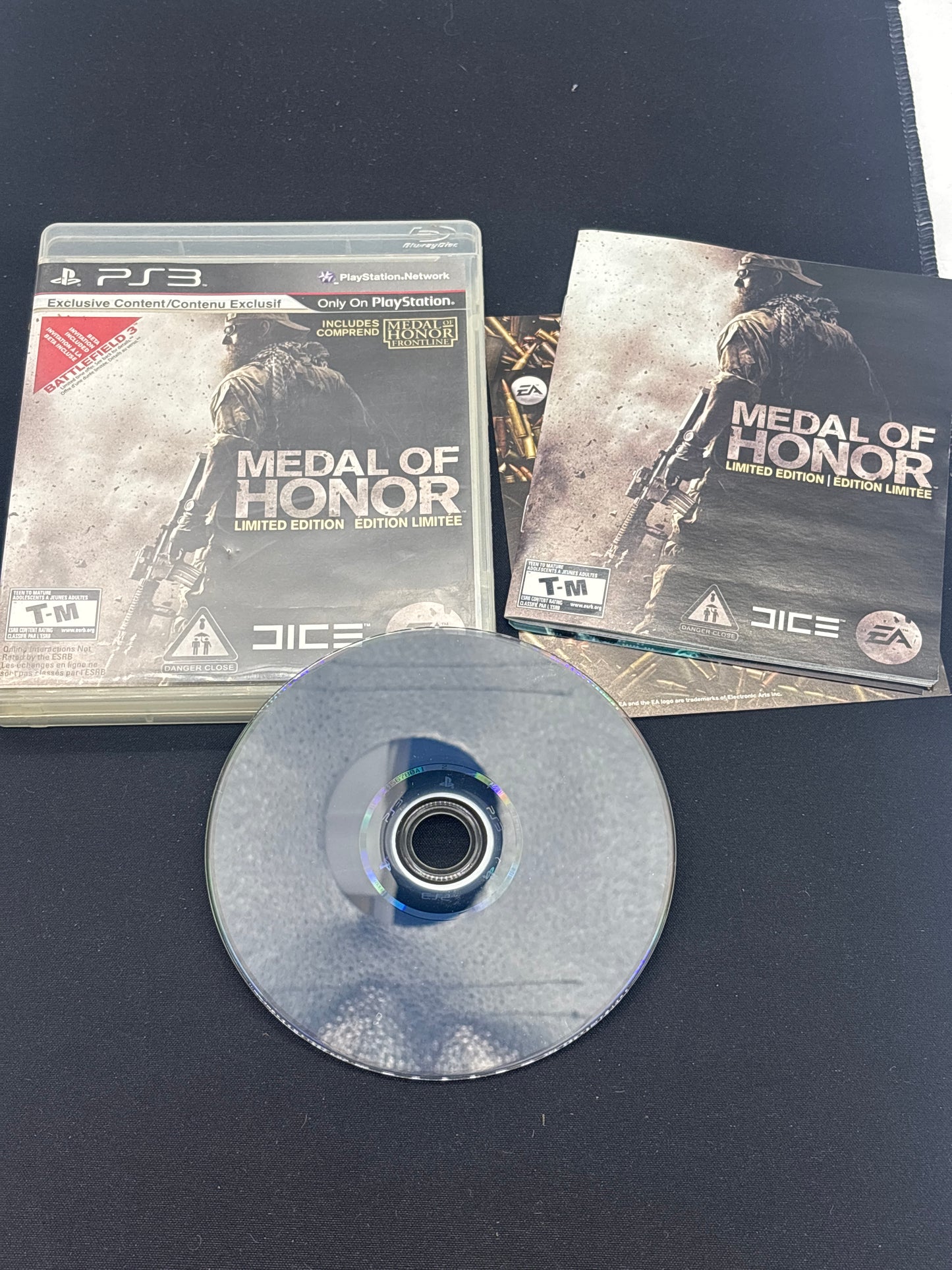 Auction Lot 60: PlayStation 3 Medal of Honor With Case & Disc