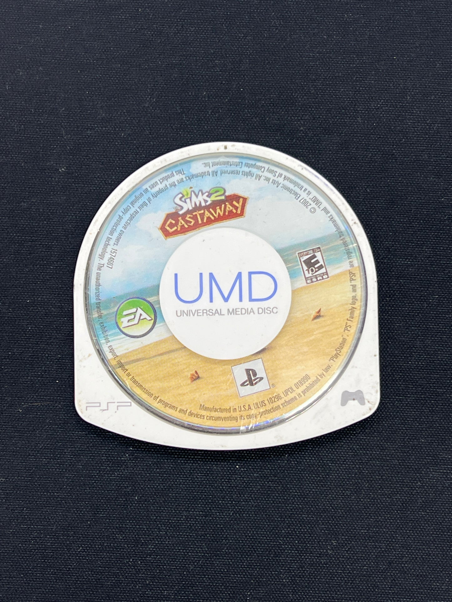 Auction Lot 343: PSP UMD Videos Sims 2 Castaway Disc Only