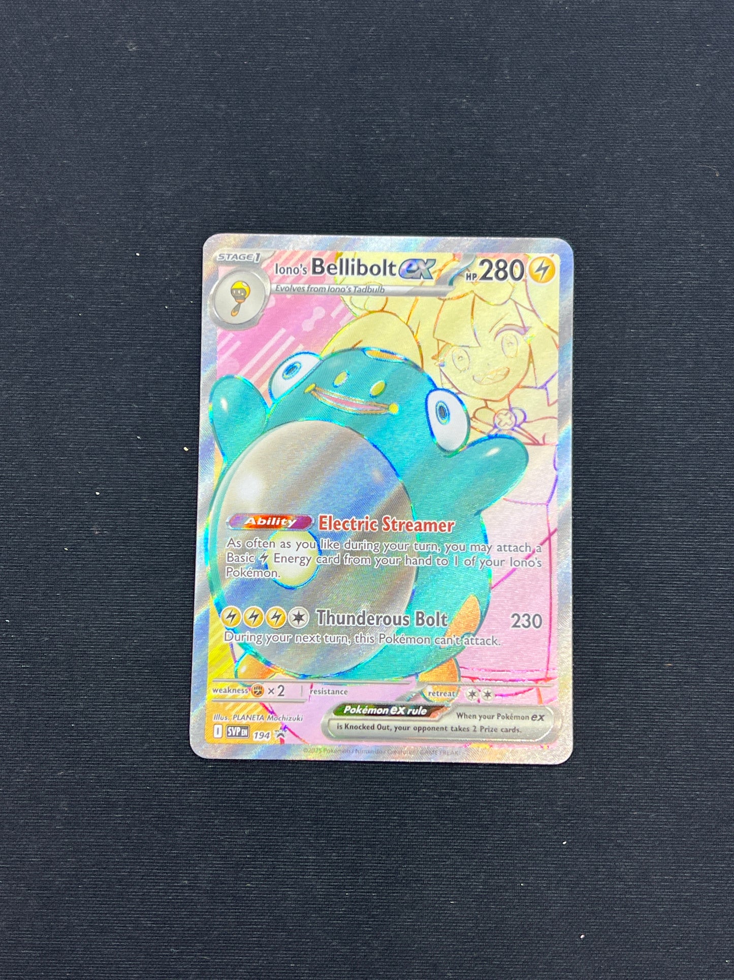 Auction Lot 149: Pokemon Cards Promo Iono Bellibolt EX Full Art Condition Vary