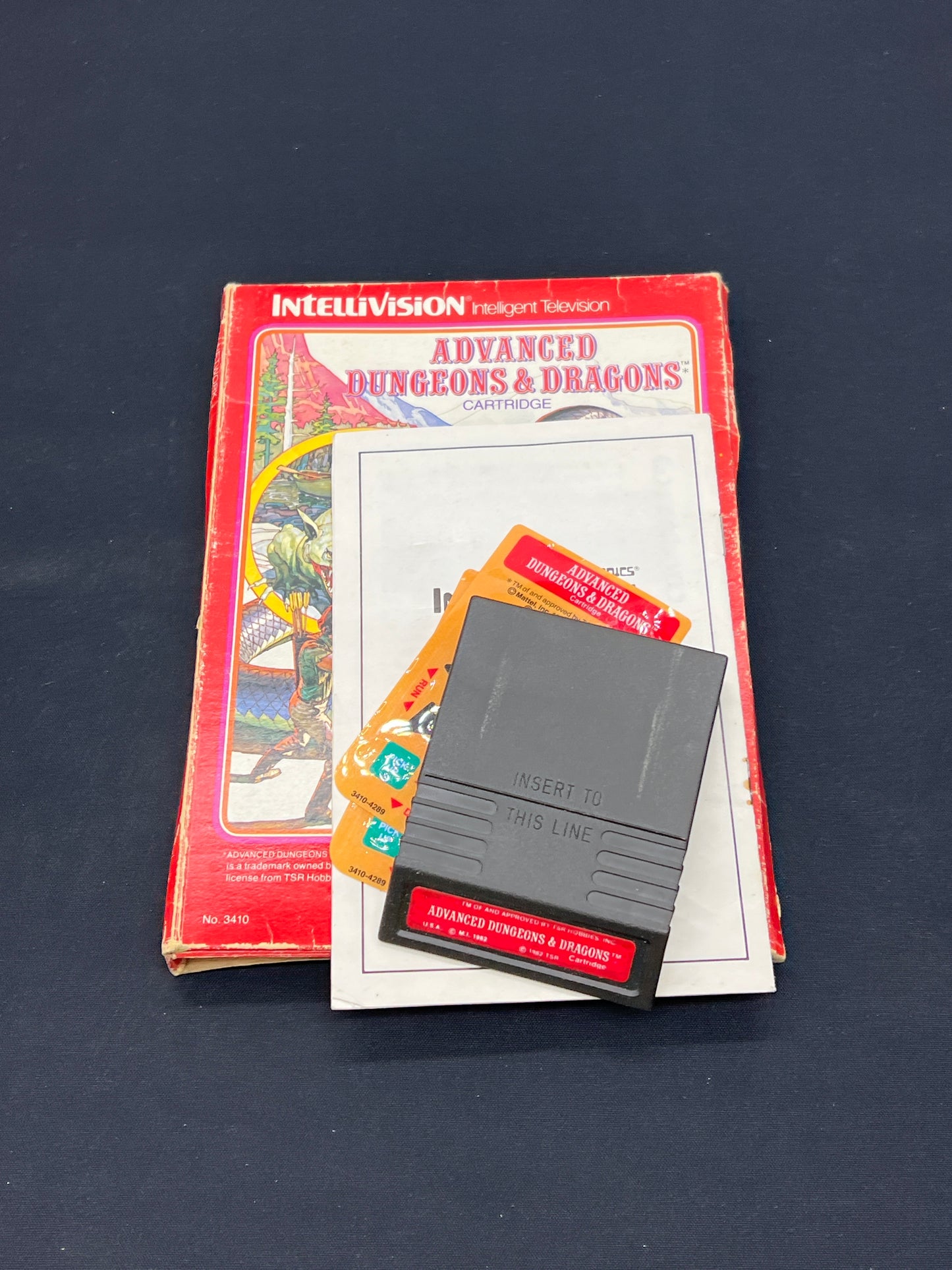 Auction Lot 184: Intellivision Advanced Dungeon & Dragons Mattel Electronics CIB