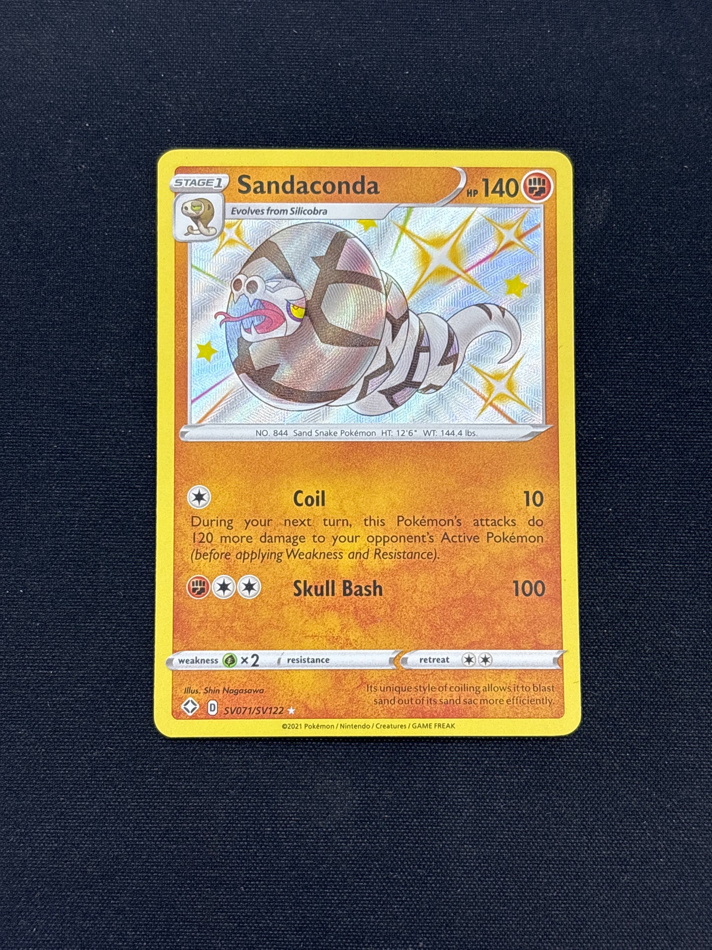 Auction Lot 232: Sandaconda Baby Shiny Card Conditions Vary