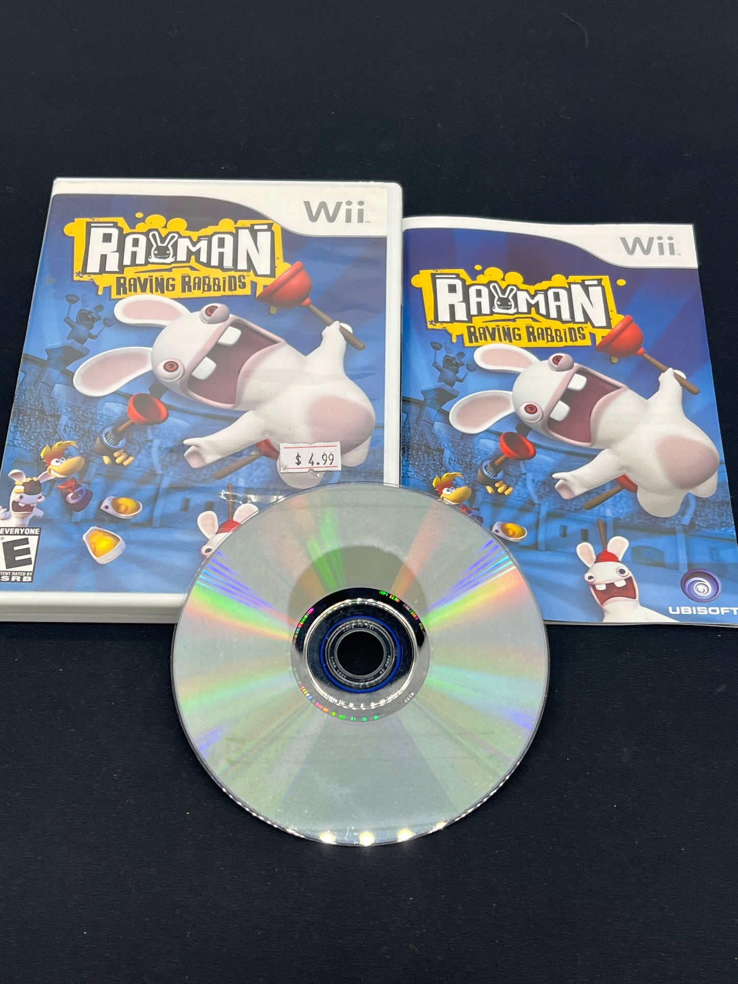 Auction Lot 100: Wii Video Game Rayman Raving Rabbids CIB