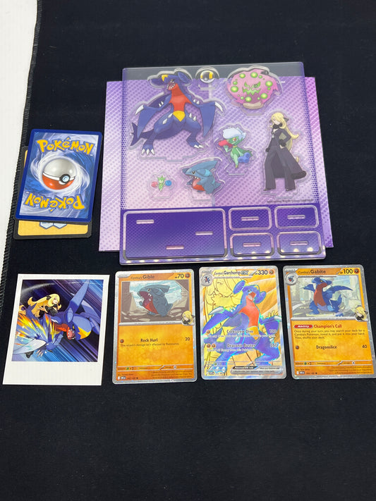 Auction Lot 309: Pokemon Cards Cynthia's Garchomp EX Collection Box With Cards and Accessories Condition Vary