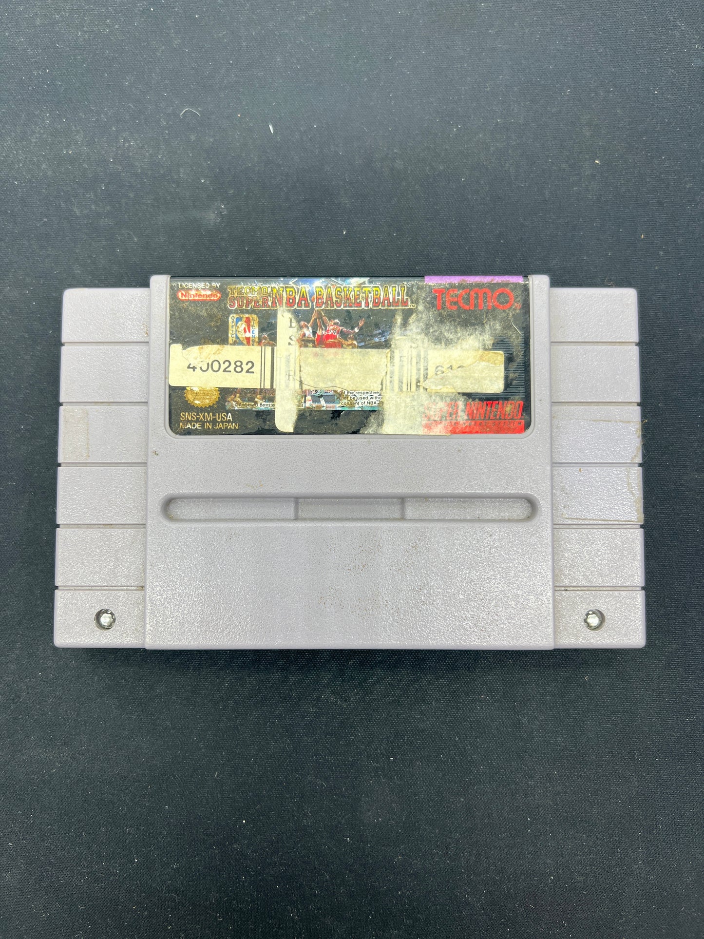 Auction Lot 323: Nintendo SNES Video Game Loose Tecmo Super NBA Basketball