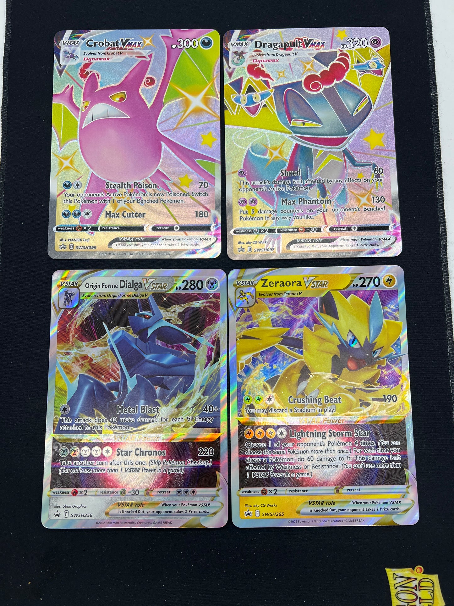 Auction Lot 76: Pokemon Cards Lot of 4 Assorted Jumbo Conditions Vary