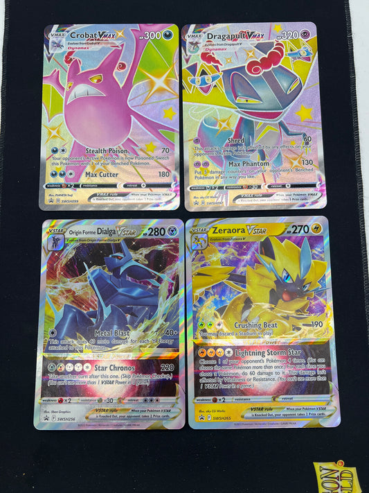 Auction Lot 76: Pokemon Cards Lot of 4 Assorted Jumbo Conditions Vary