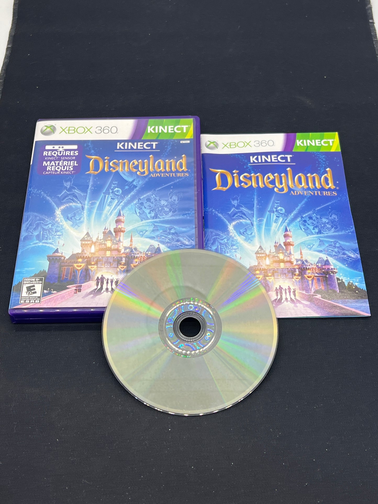 Auction Lot 75: XBOX 360 Kinect Disneyland Video Game CIB