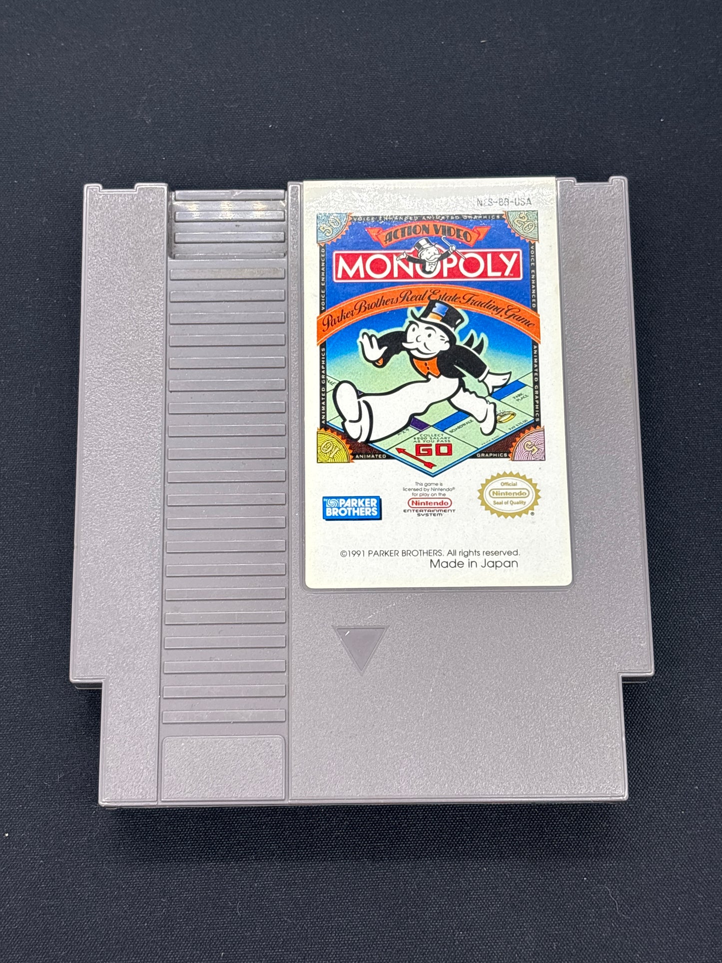 Auction Lot 205: NES Monopoly Game Cartridge