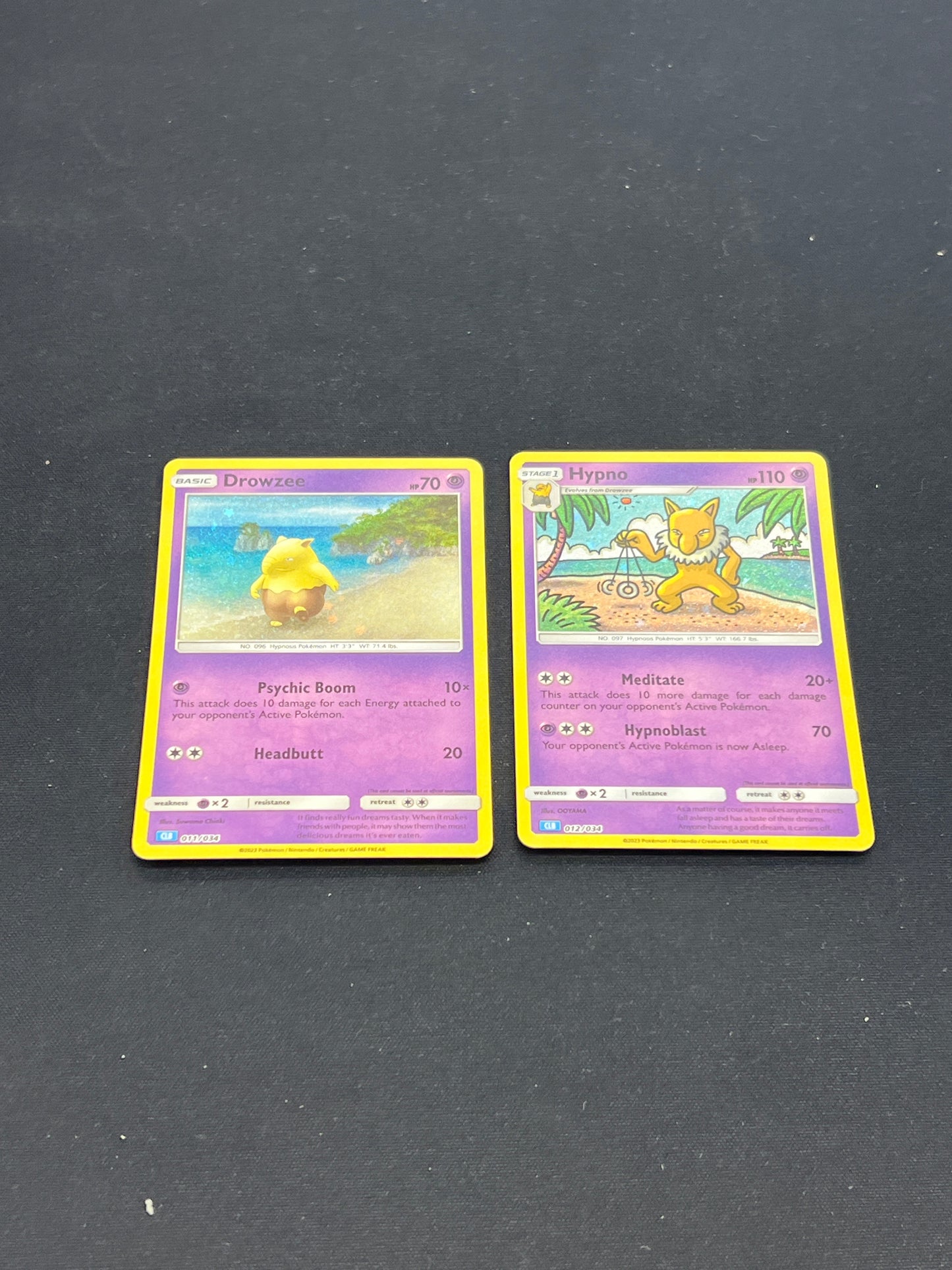 Auction Lot 285: Pokemon Cards Drowzee & Hypno TCG Classic Conditions Vary