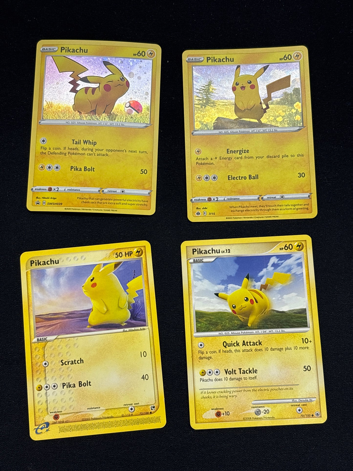 Auction Lot 2: Pikachu Card Lot 1 Conditions Vary