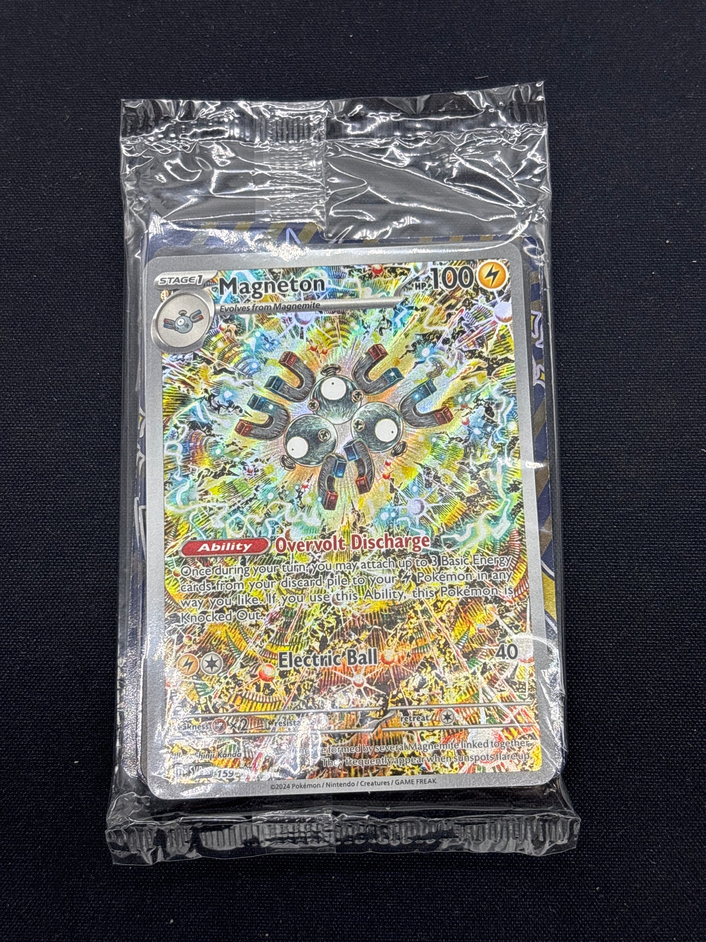Auction Lot 352: Pokemon Cards Magneton EX ETB Promo Surging Sparks Conditions Vary