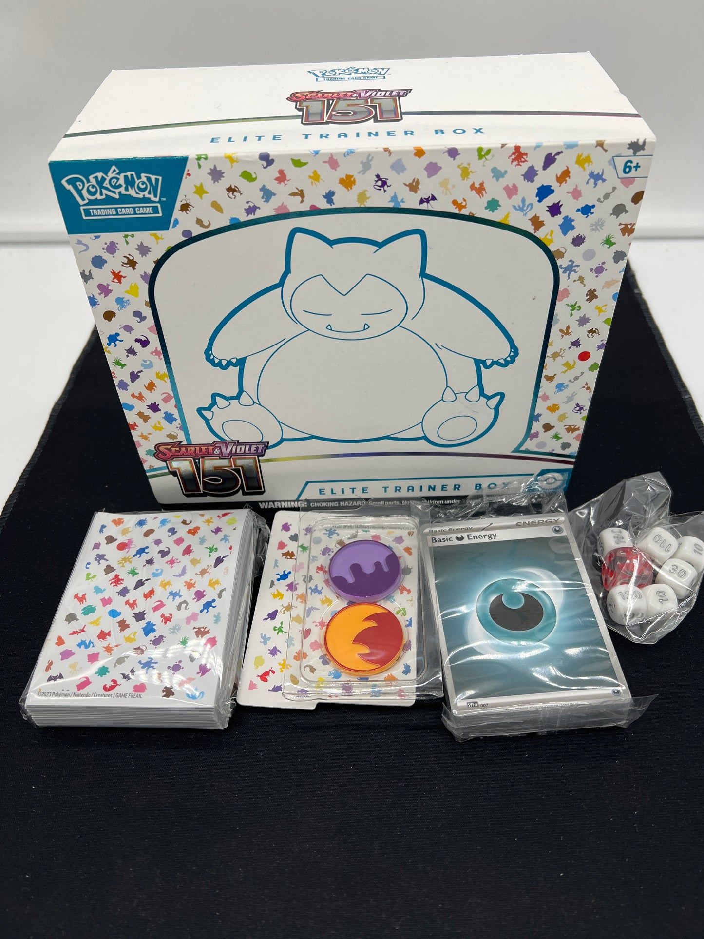 Auction Lot 289: Pokemon Cards EMPTY 151 ETB With Accessories