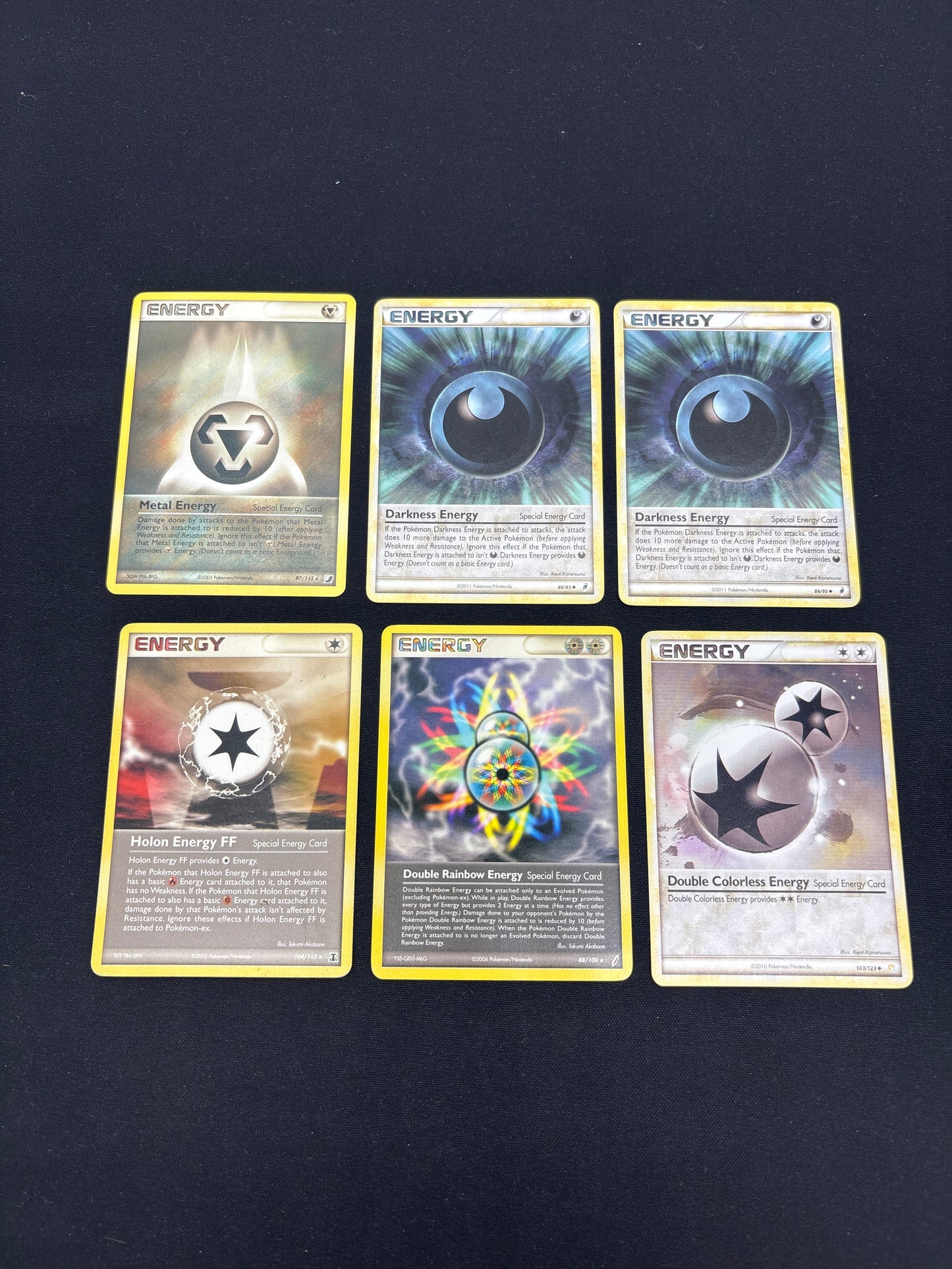 Auction Lot 120: Pokemon Cards Mid Era Non Holo Energy Tool Cards Conditions Vary