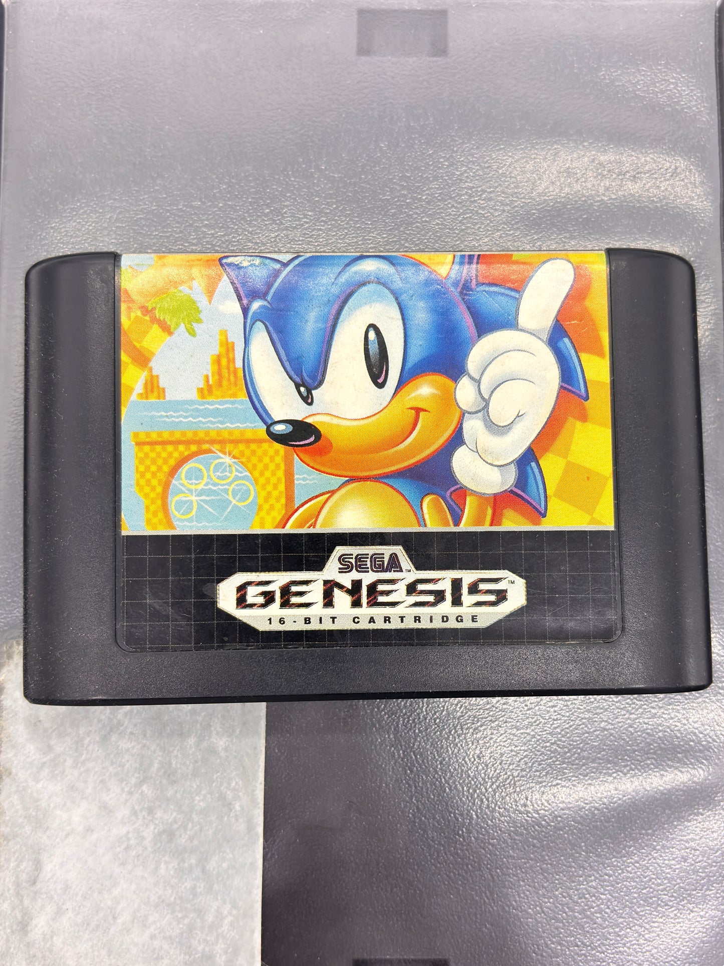 Auction Lot 123: Sega Genesis Video Game Sonic the Hedgehog Loose