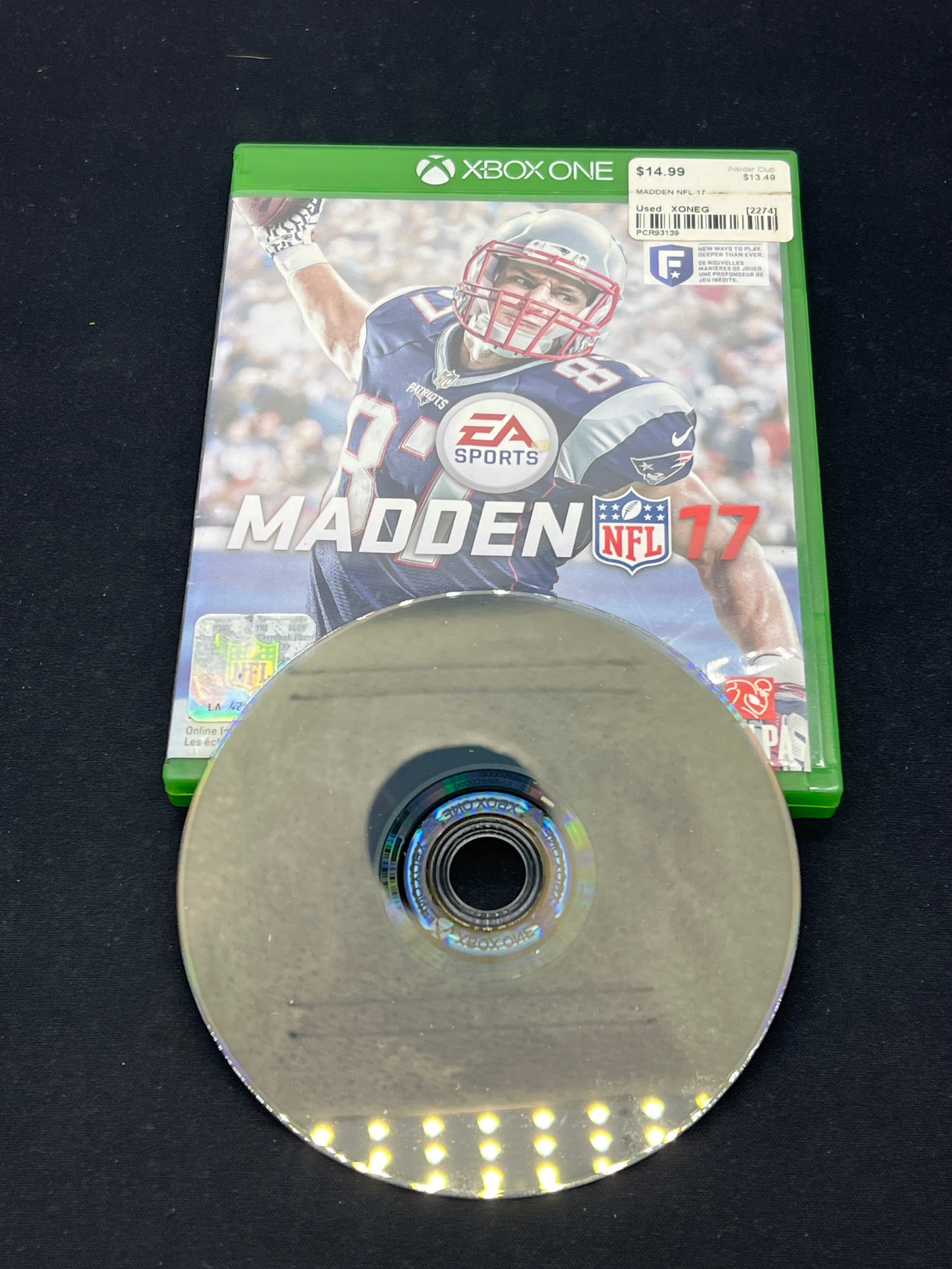 Auction Lot 204: XBOX ONE Video Game Lot of 3 MADDEN 17 NHL 17 NBA2K17
