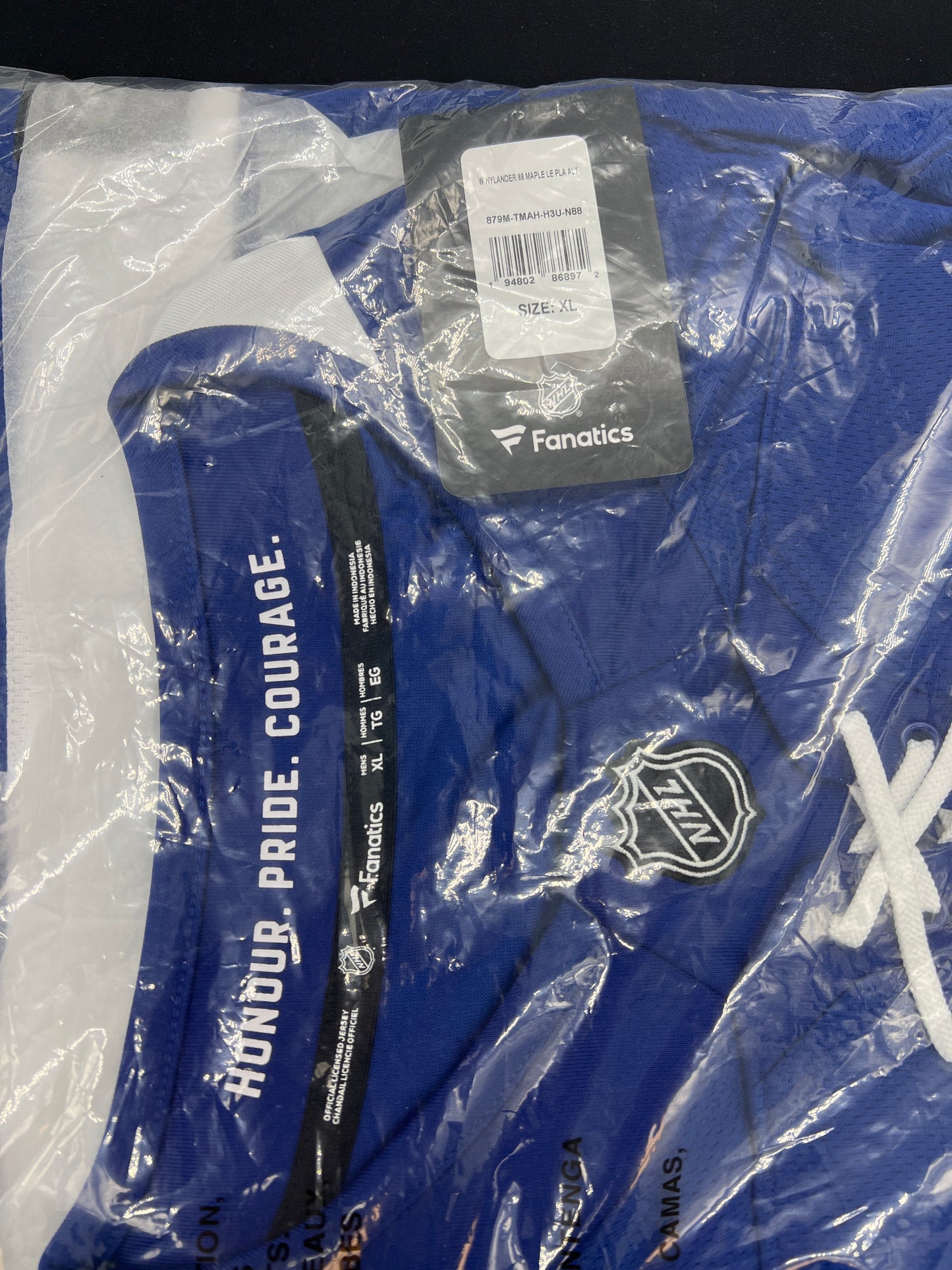 Auction Lot 270: Toronto Maple Leafs William Nylander #88 Fanatics Home Jersey Size XL NHL Licensed