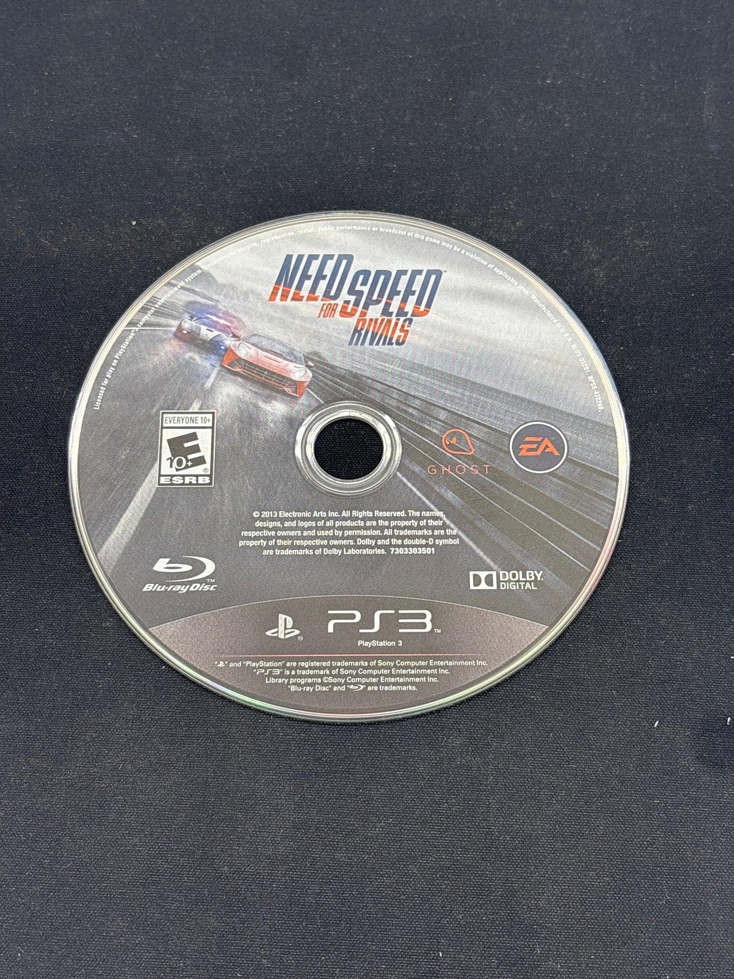 Auction Lot 134: PlayStation 3 Need for Speed Rivals Video Game Loose