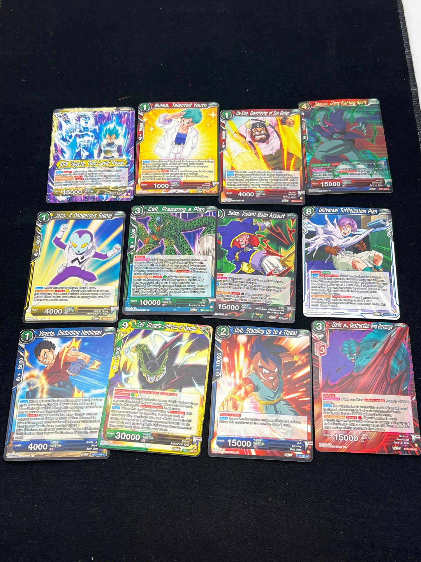 Auction Lot 96: DragonballZ TCG Lot of 12 Cards Conditions Vary