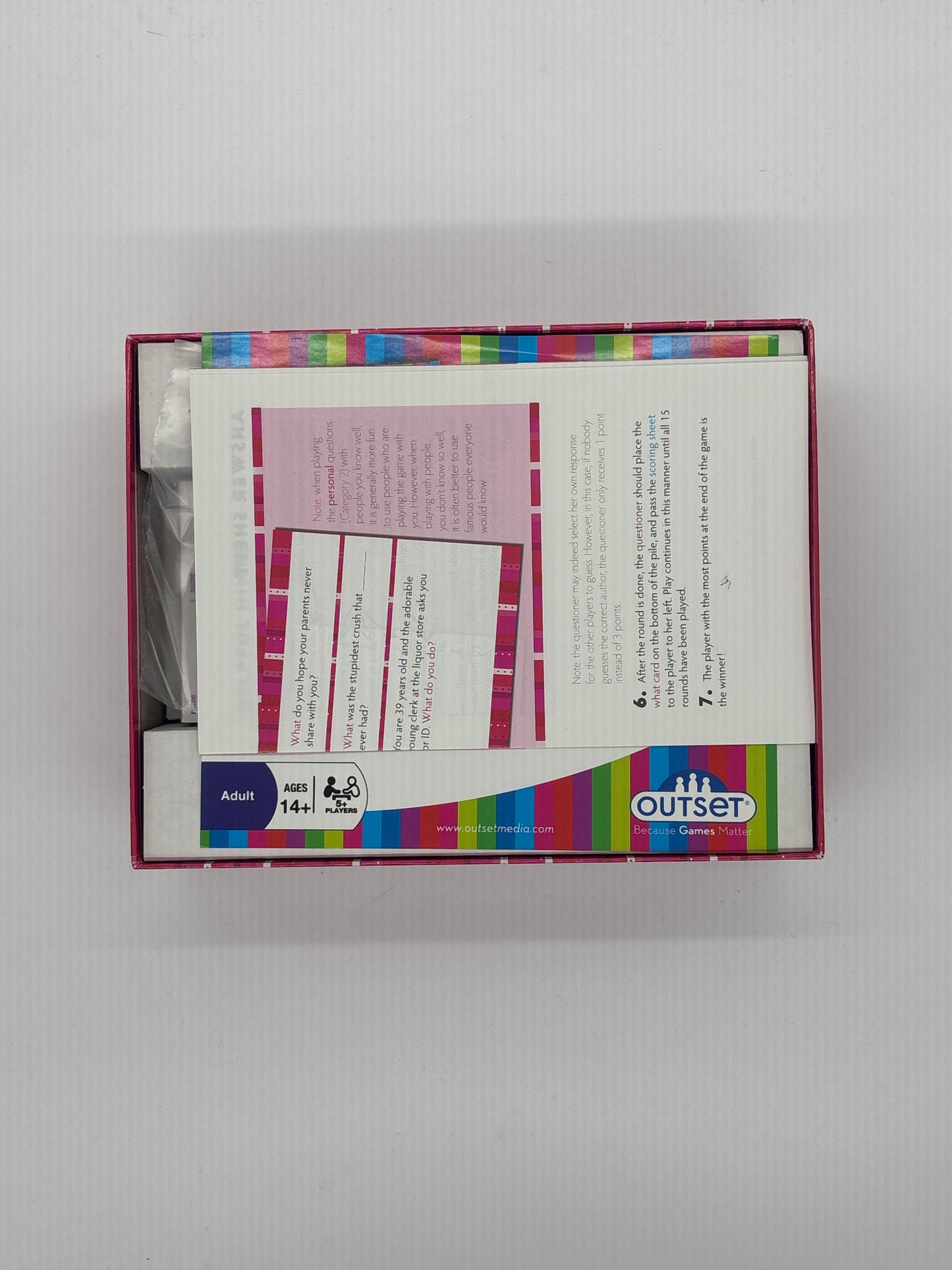 Auction Lot 103: What? Adult Game Girls Night Edition