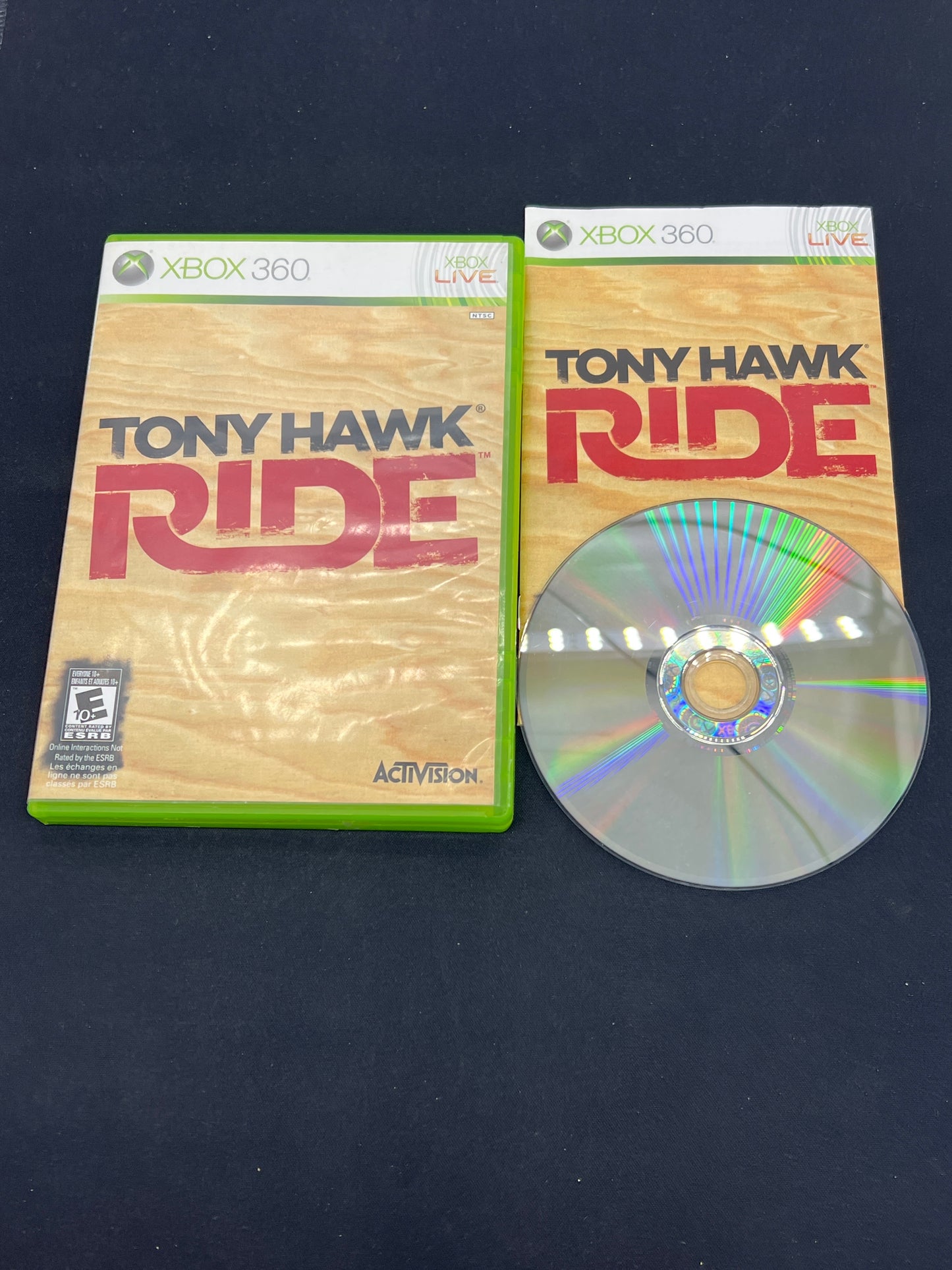 Auction Lot 209: XBOX 360 Video Game Tony Hawk Ride CIB