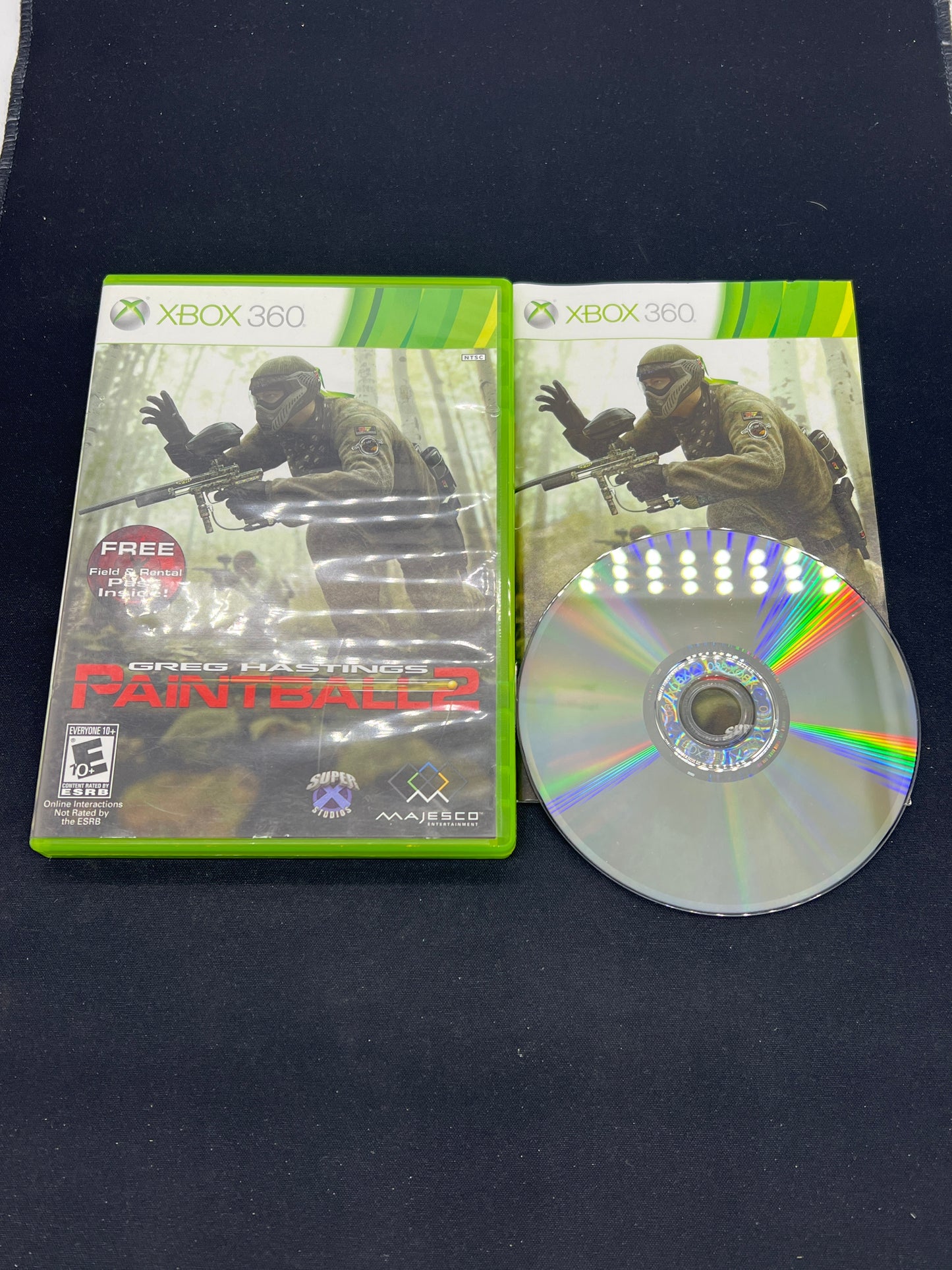 Auction Lot 30: XBOX 360 Video Game Greg Hastings Paintball 2 CIB