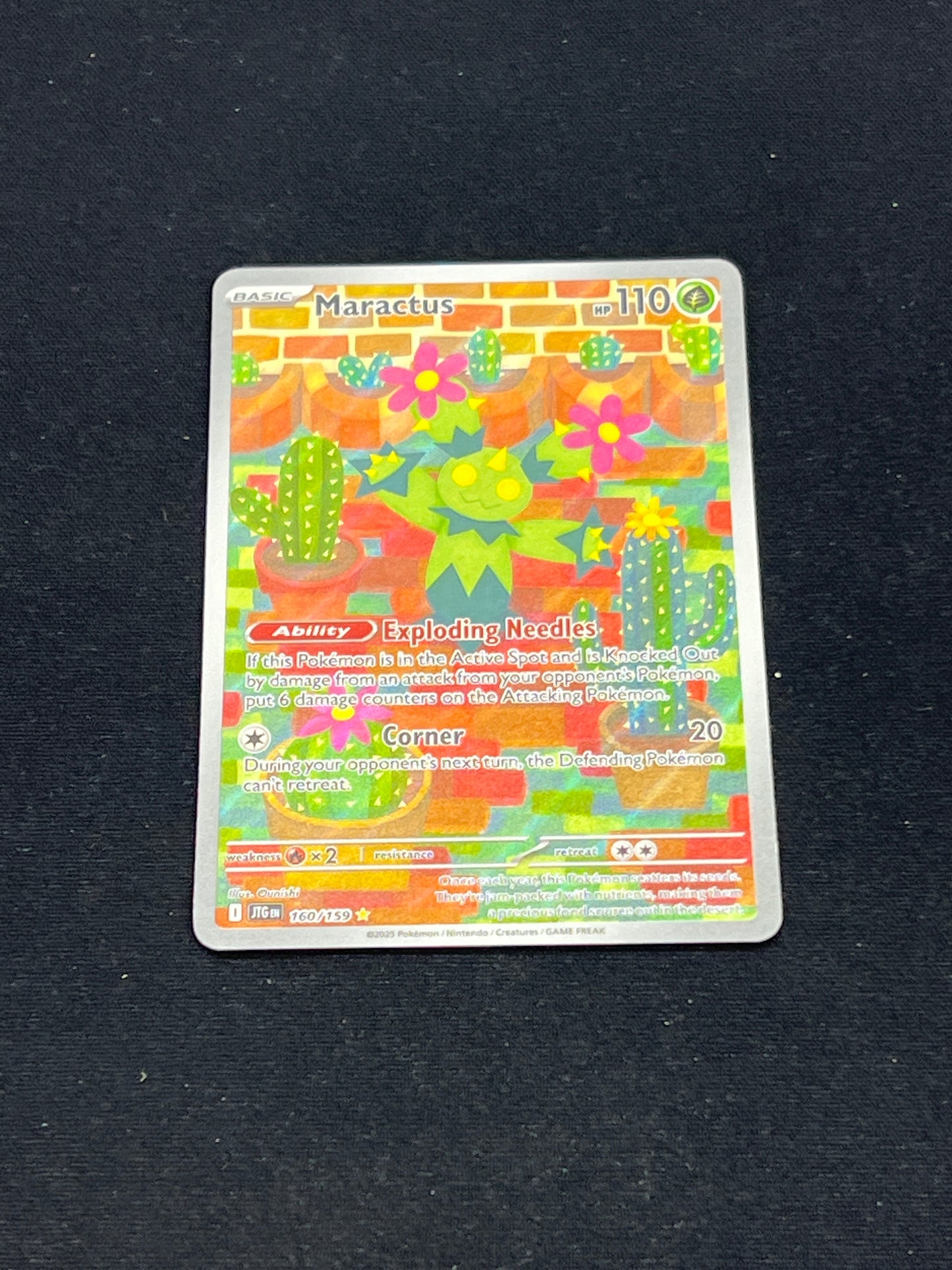 Auction Lot 74: Pokemon Cards Maractus Illustration Rare Condition Vary