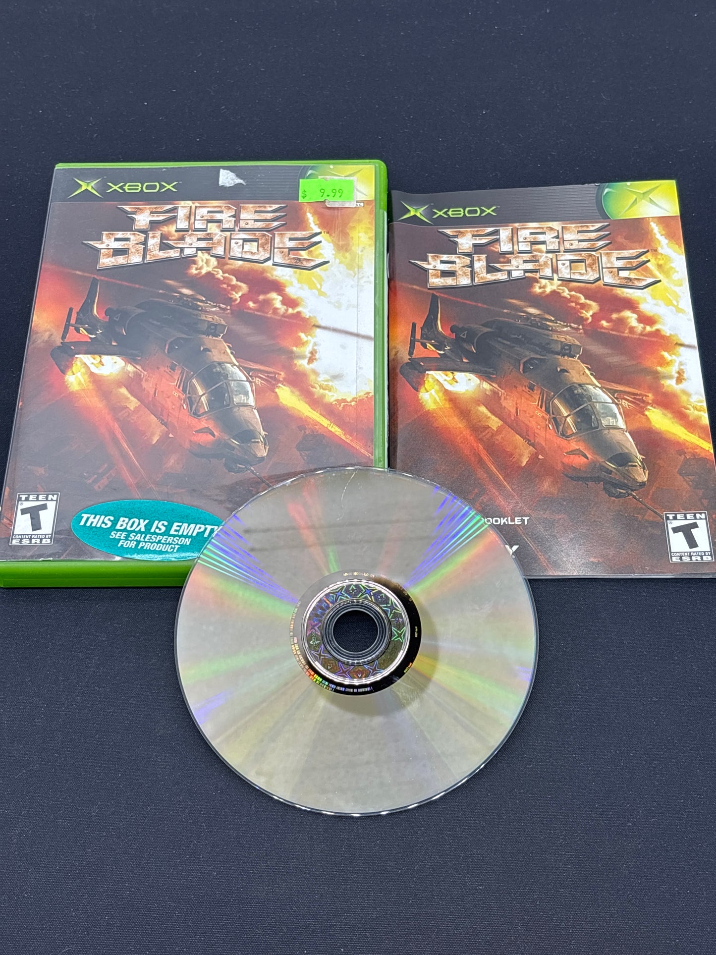 Auction Lot 121: XBOX Video Game Fire Blade CIB