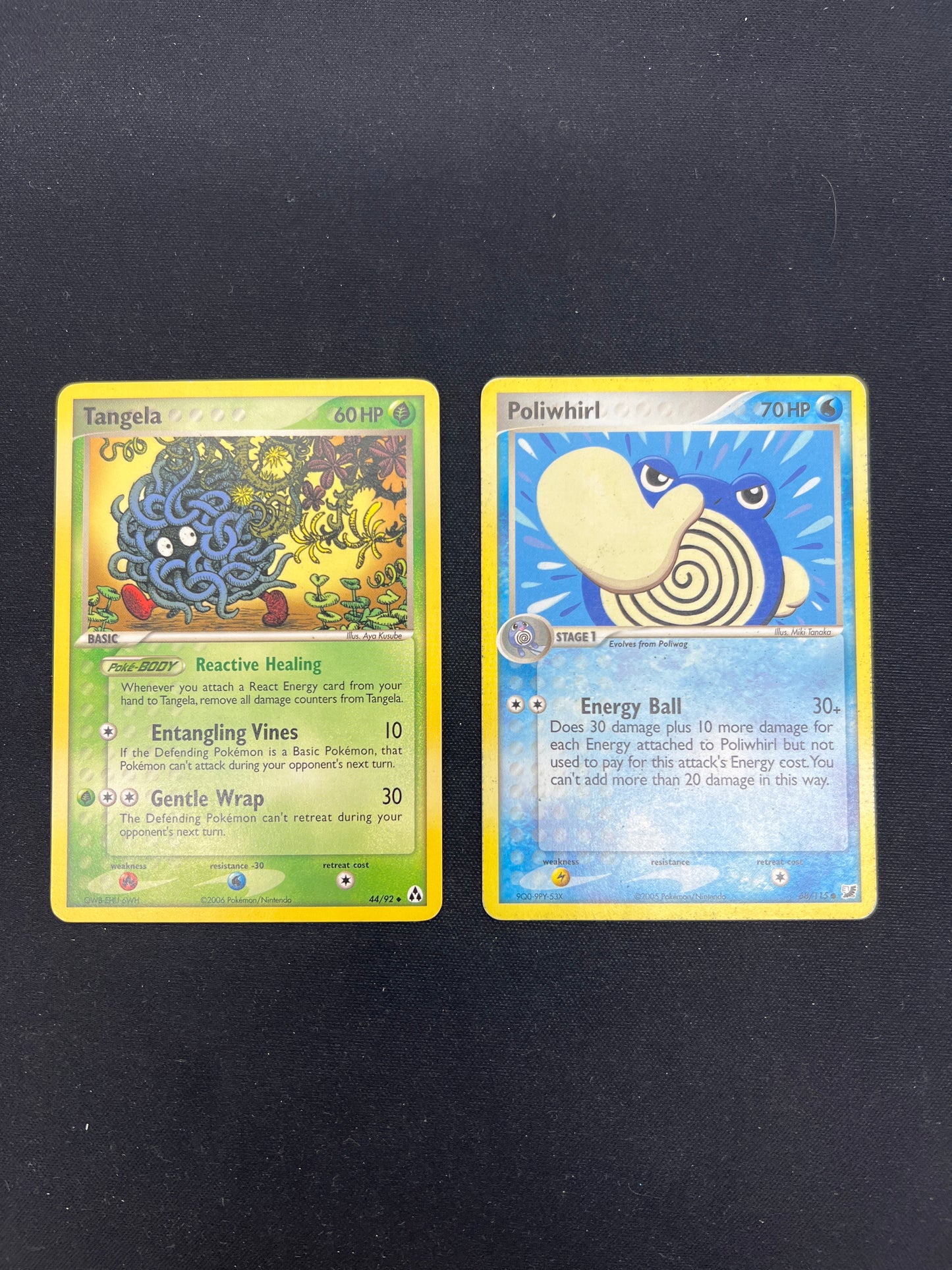 Auction Lot 83: Pokemon Cards Lot of 2 Mid Era Common Uncommons Conditions Vary